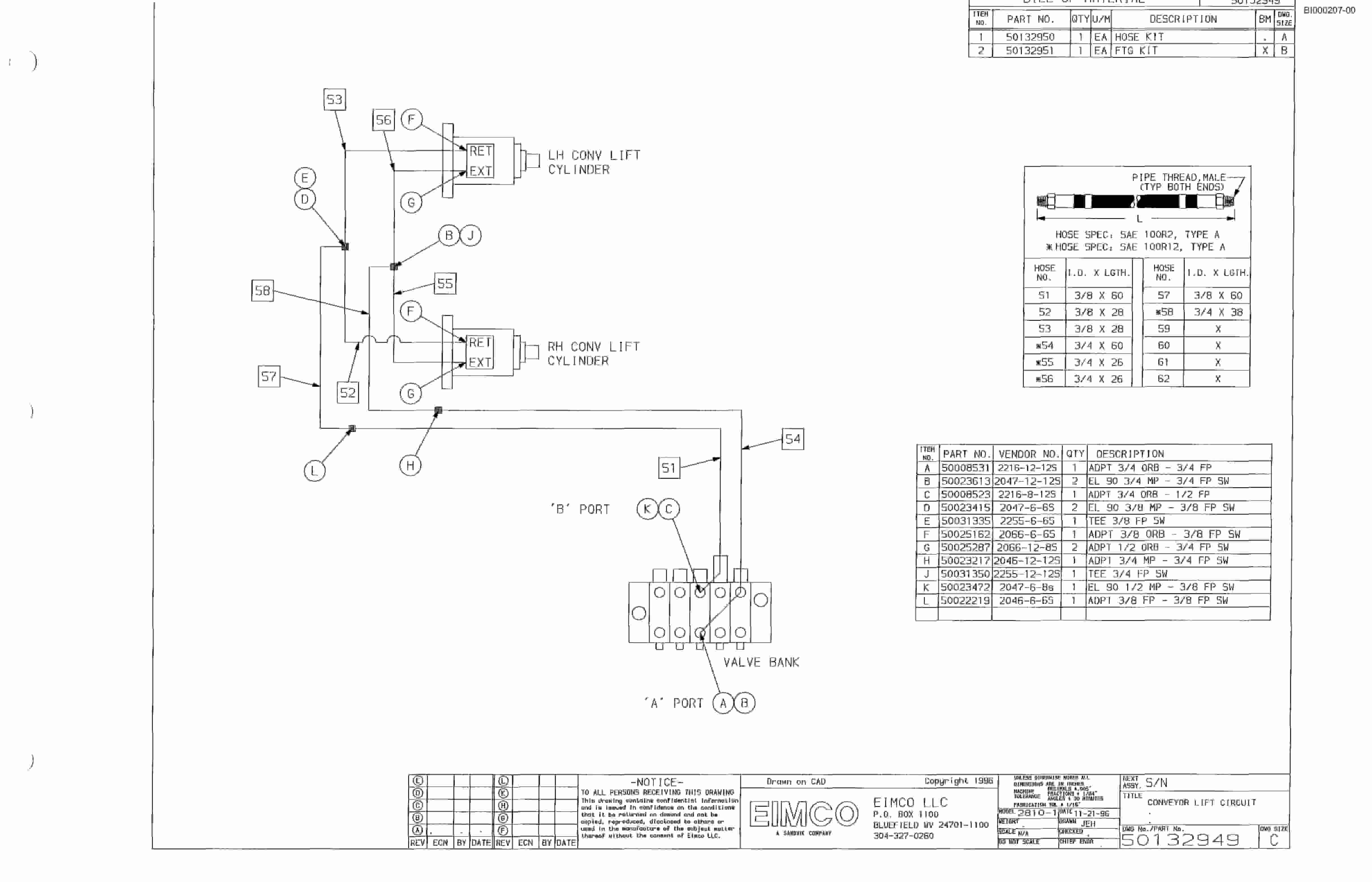 Bucyrus Dash One Miner Parts Catalog BI000207-2