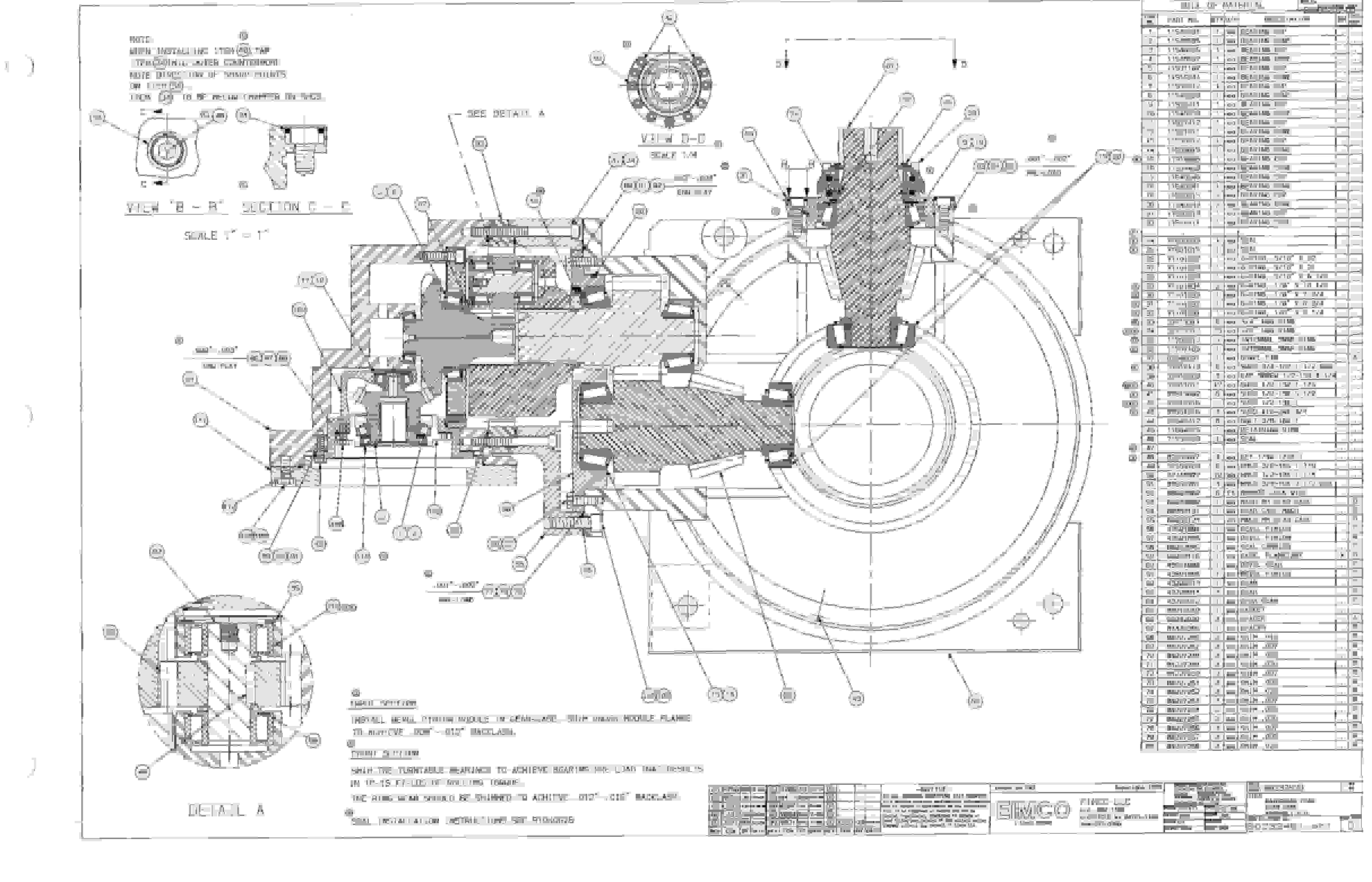 Bucyrus Dash One Miner Parts Catalog BI000207-5