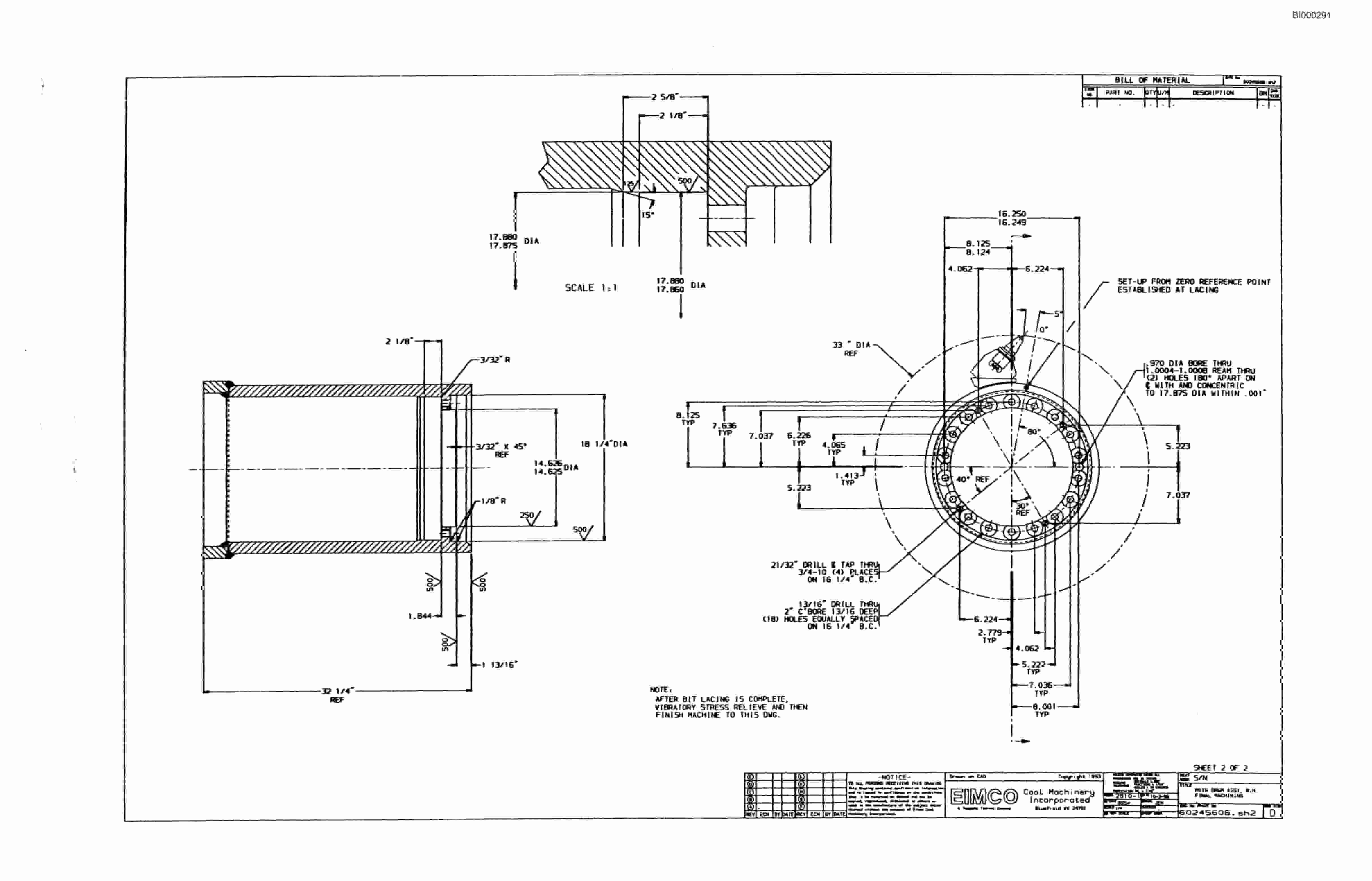 Bucyrus Dash One Miner Parts Catalog BI000291-3