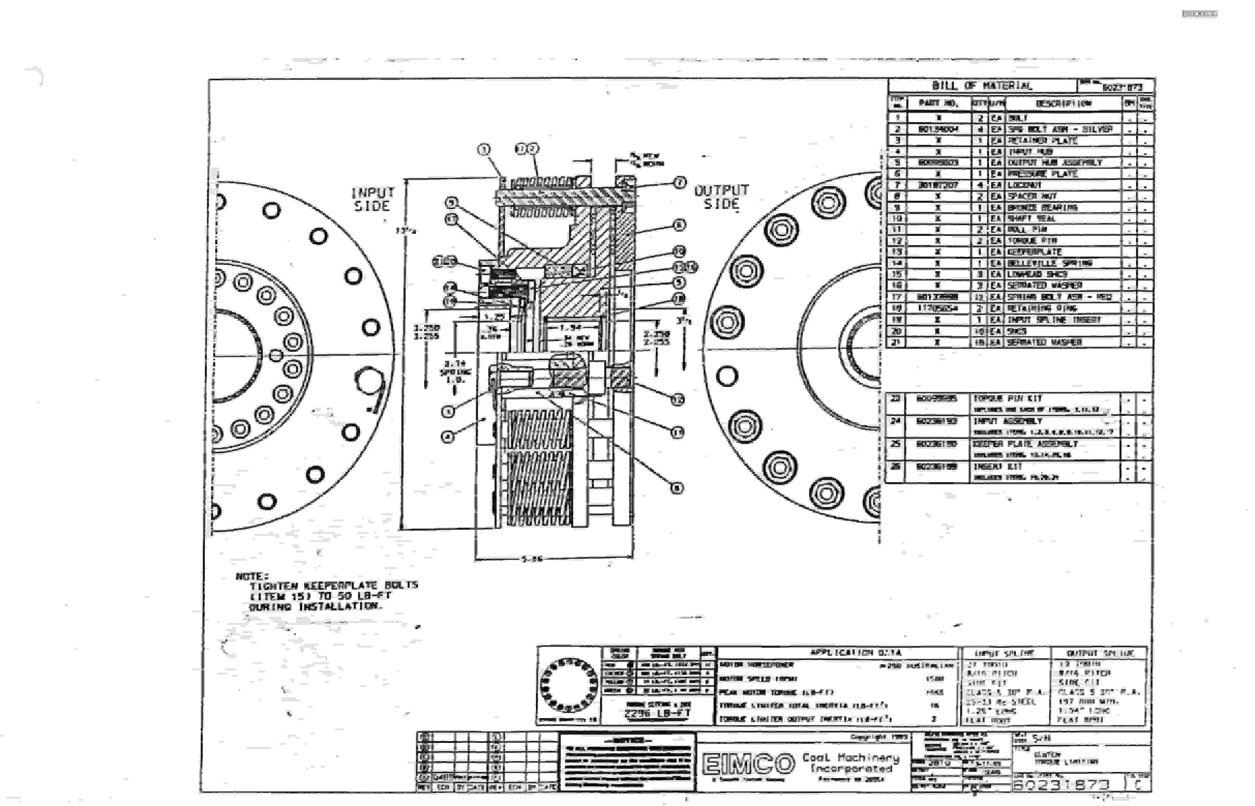 Bucyrus Dash Three Miner Parts Catalog BI000030-3