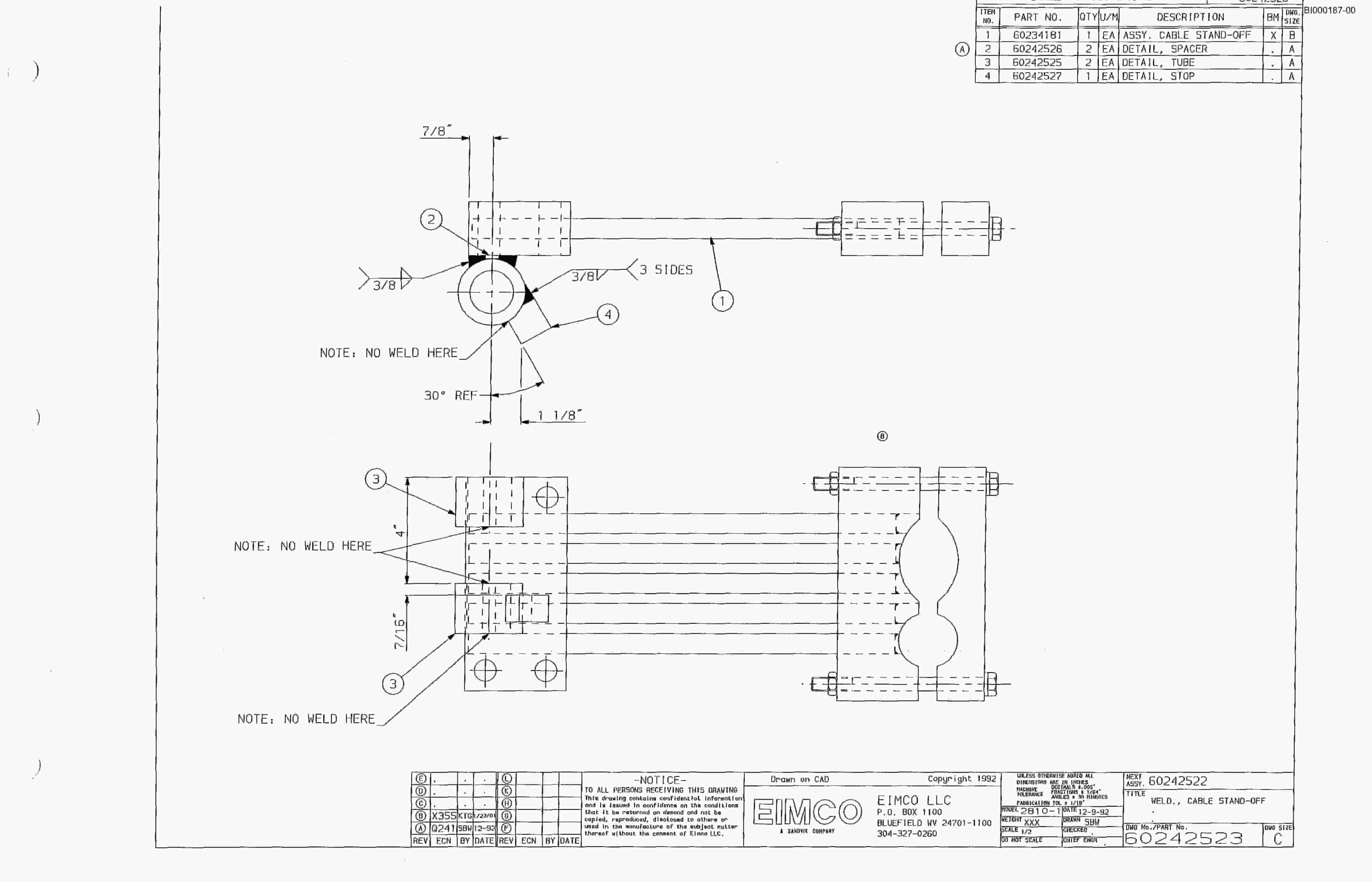 Bucyrus Dash Three Miner Parts Catalog BI000187-4