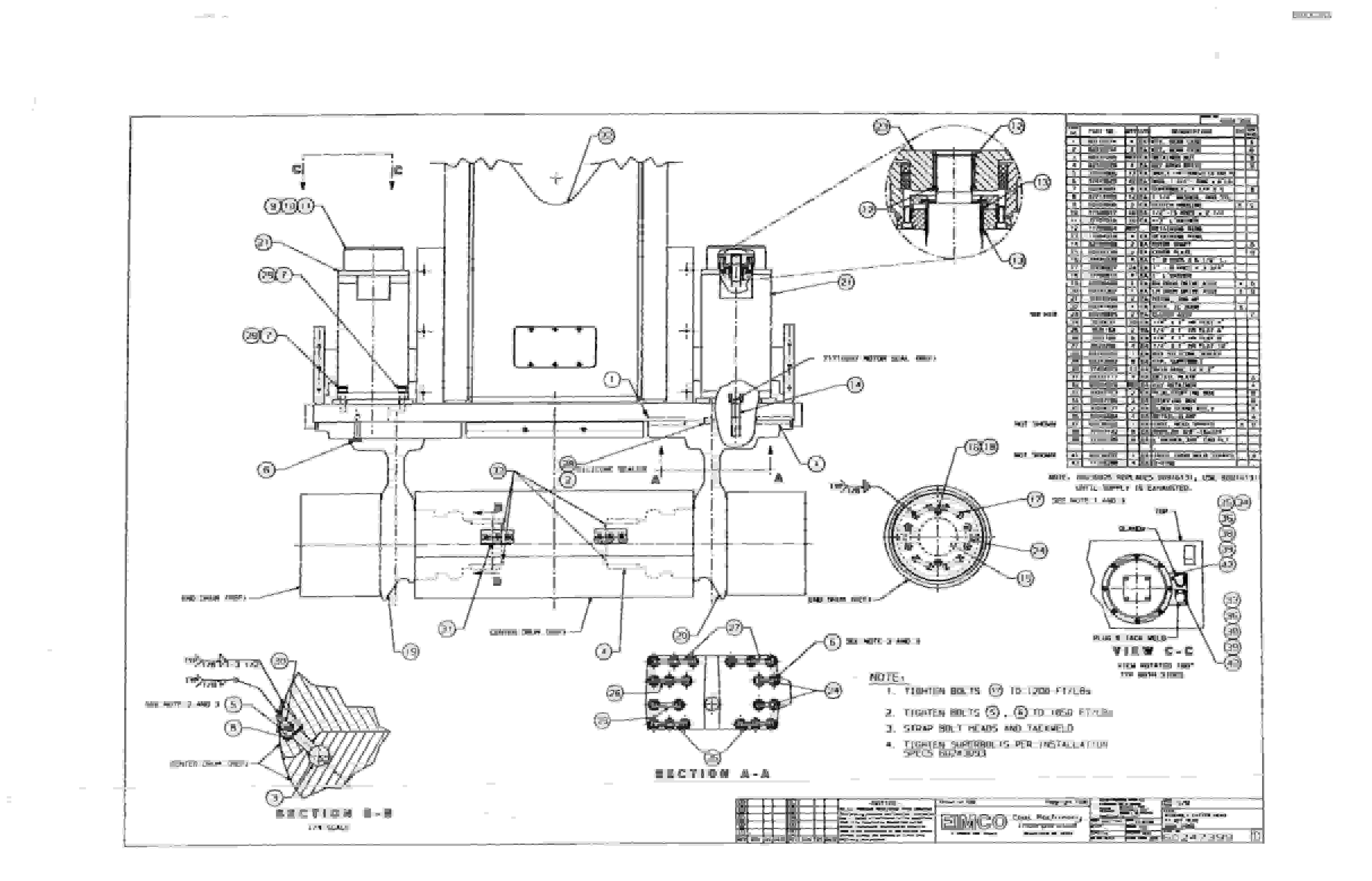 Bucyrus Dash Three Miner Parts Catalog BI000263-4