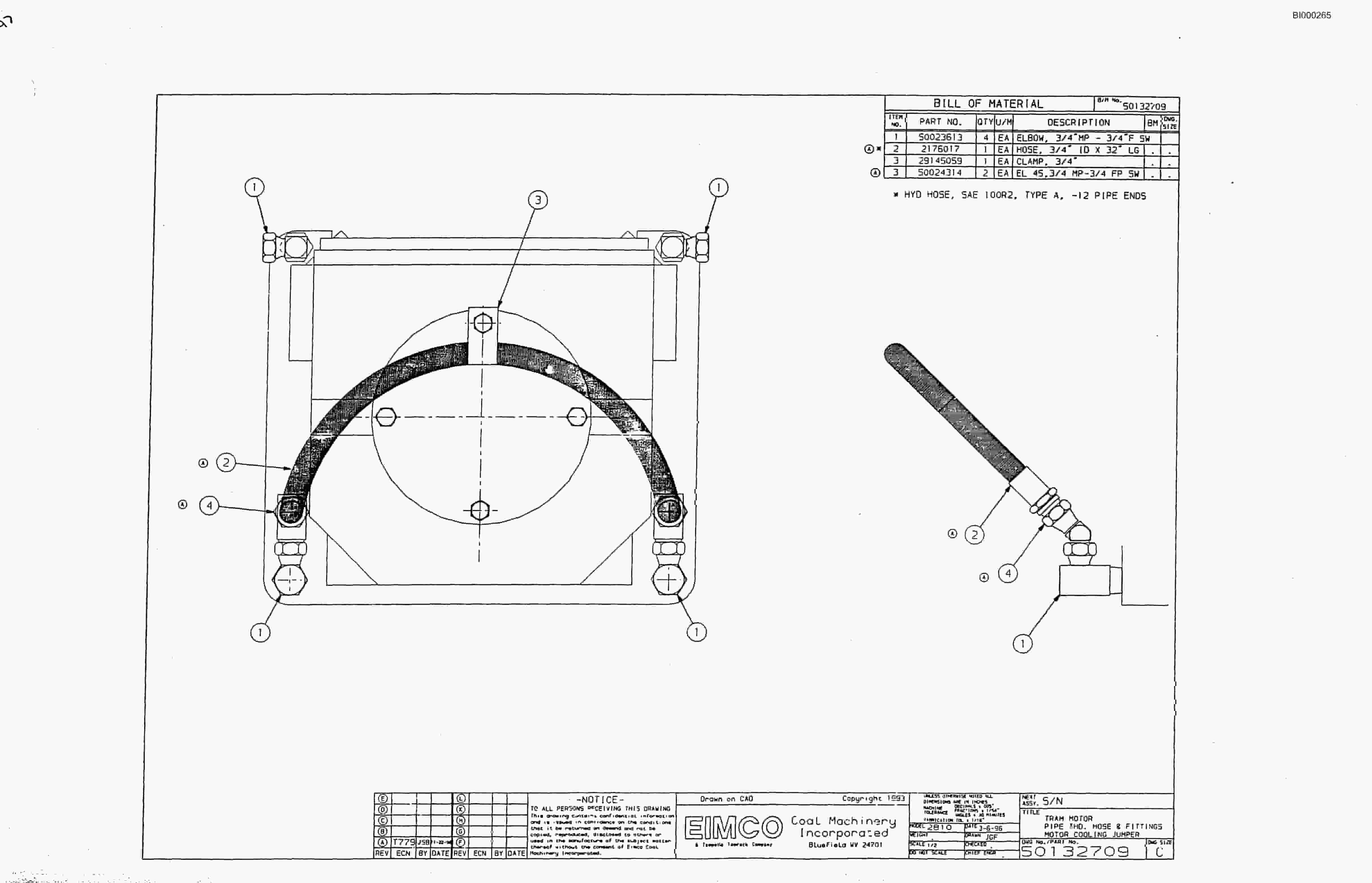 Bucyrus Dash Three Miner Parts Catalog BI000265-3