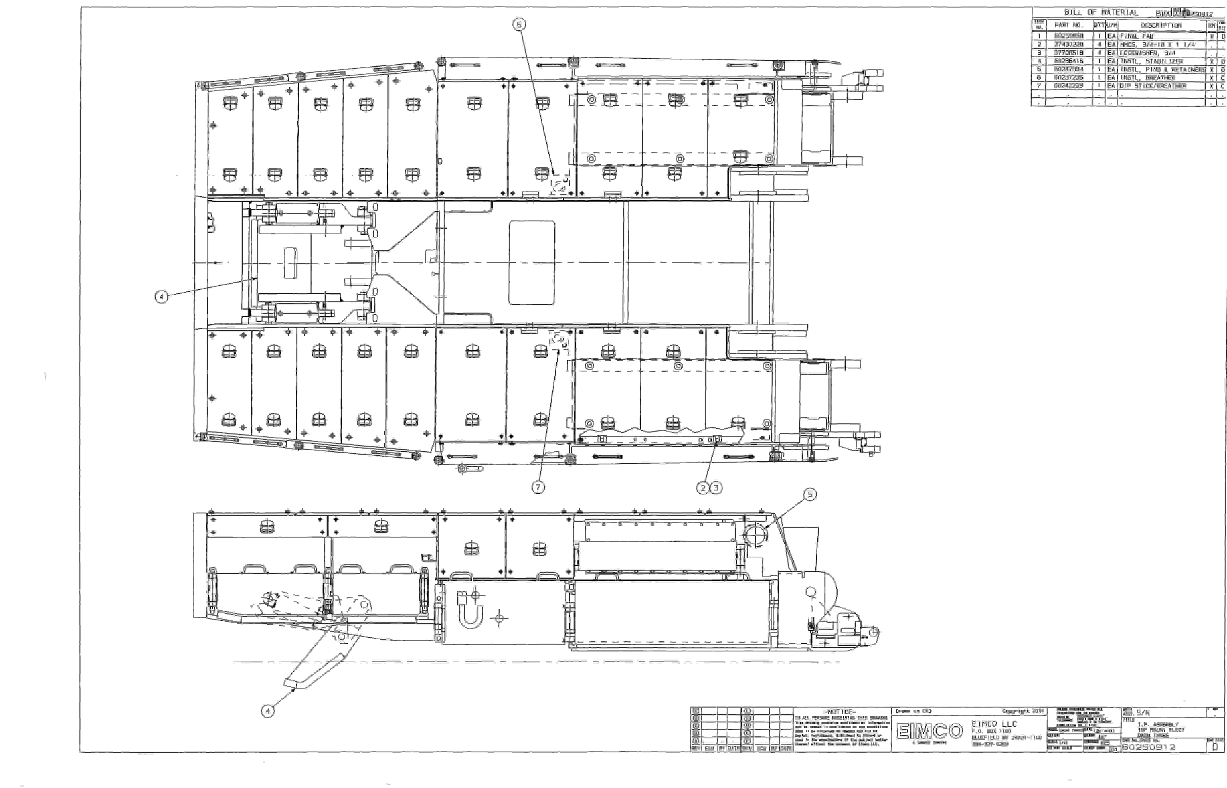 Bucyrus Dash Three Miner Parts Catalog BI000324-2