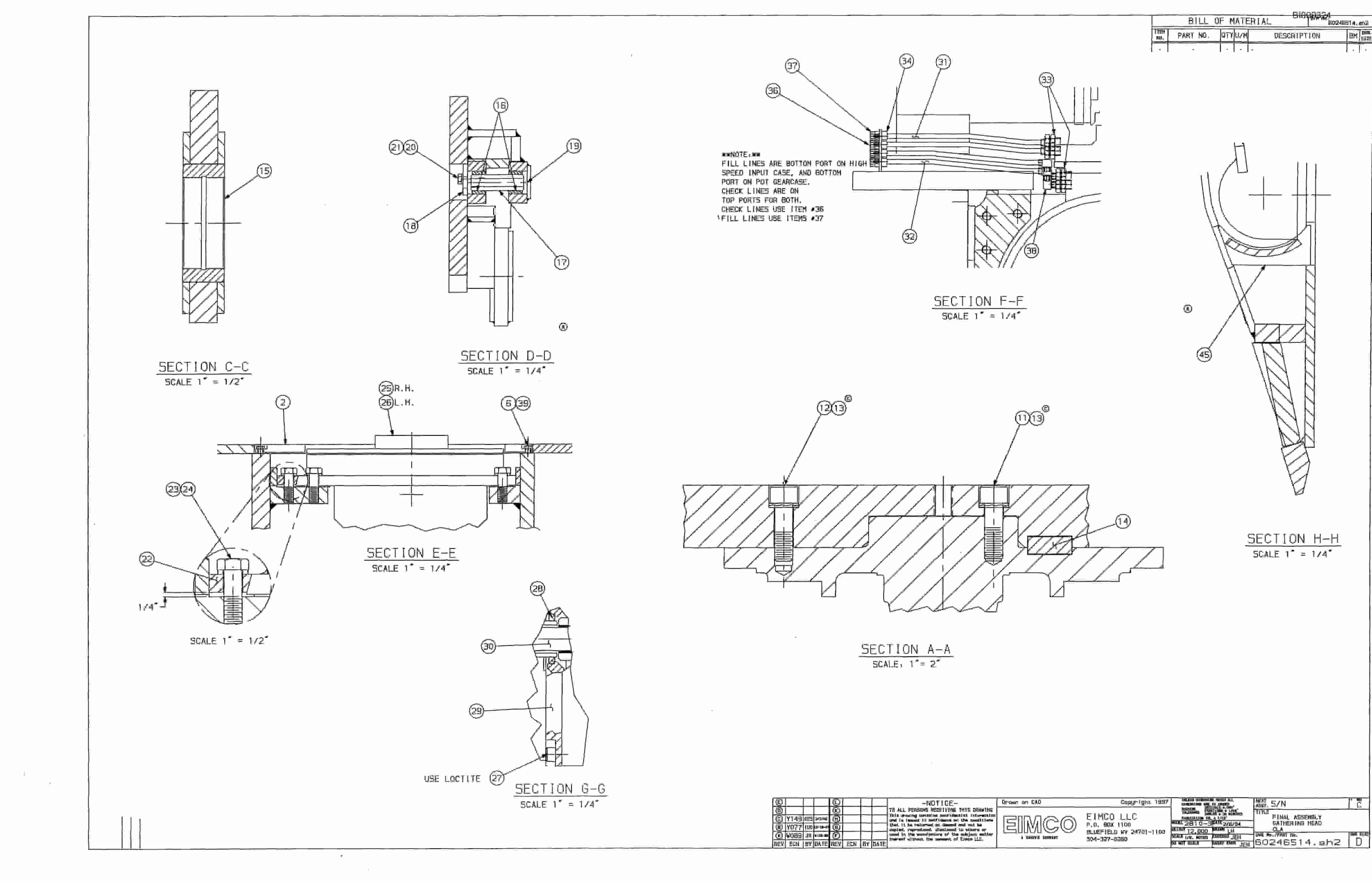 Bucyrus Dash Three Miner Parts Catalog BI000324-4