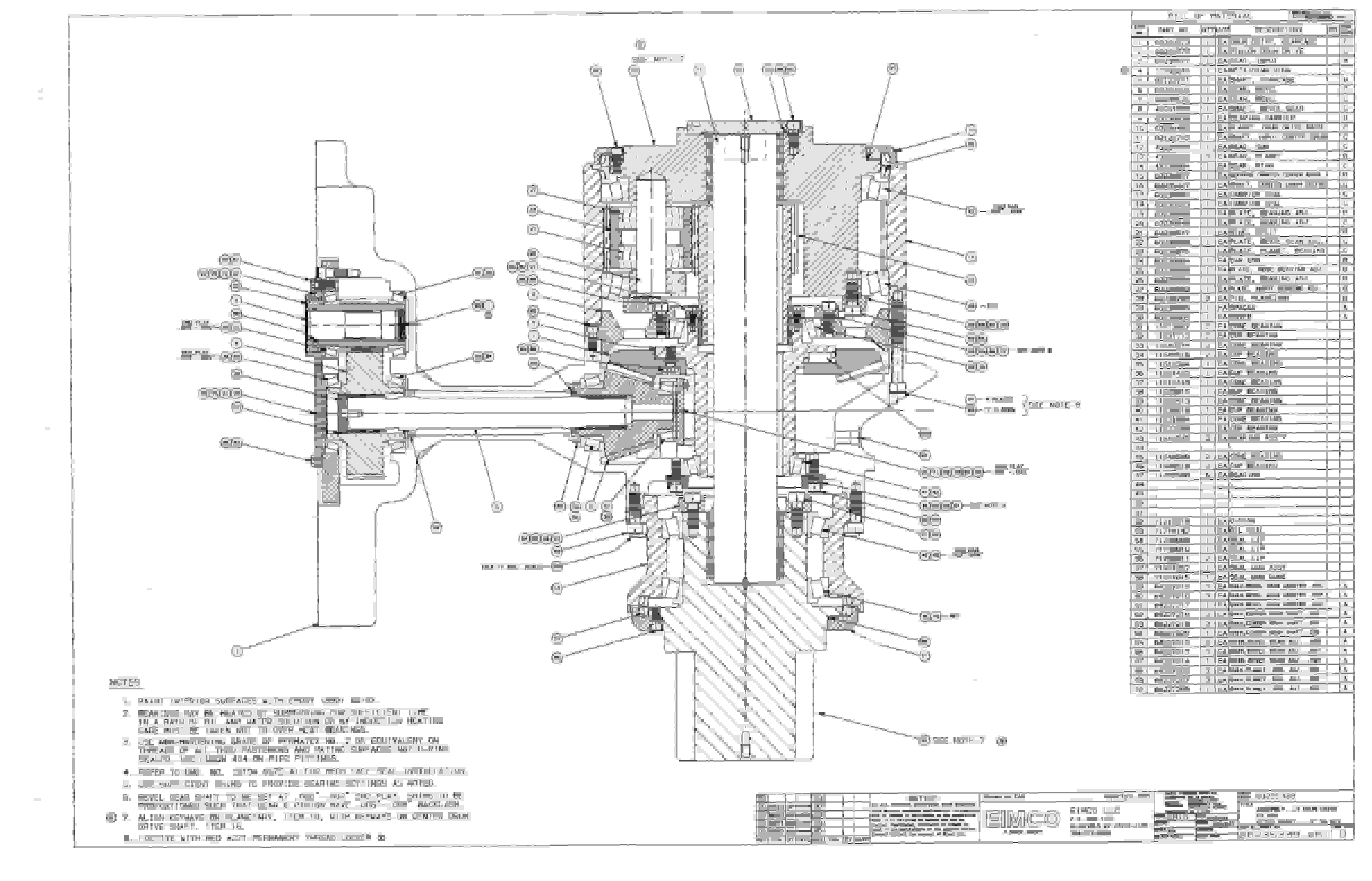Bucyrus Dash Three Miner Parts Catalog BI000340-4