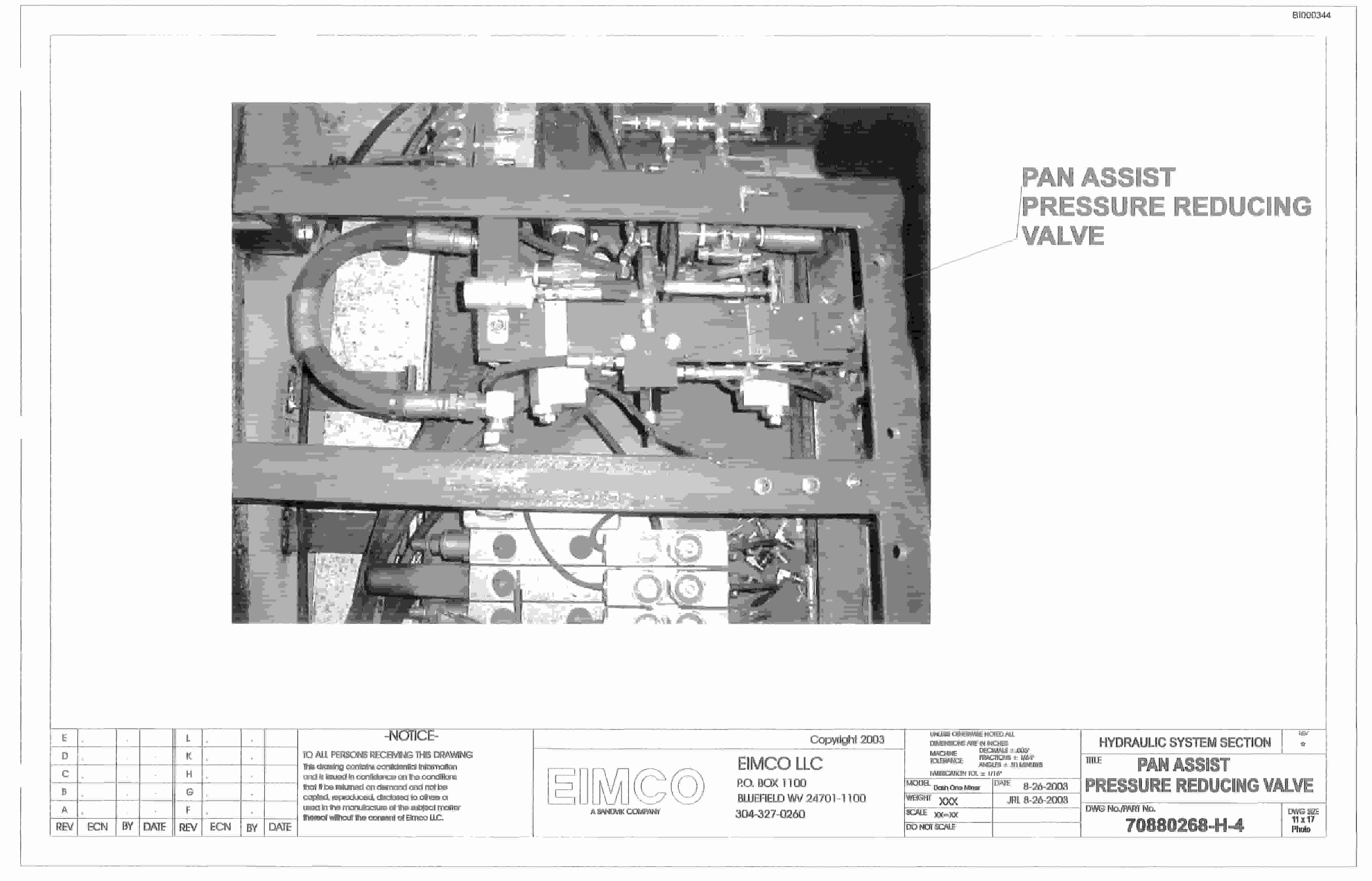 Bucyrus Dash Three Miner Parts Catalog BI000344-2