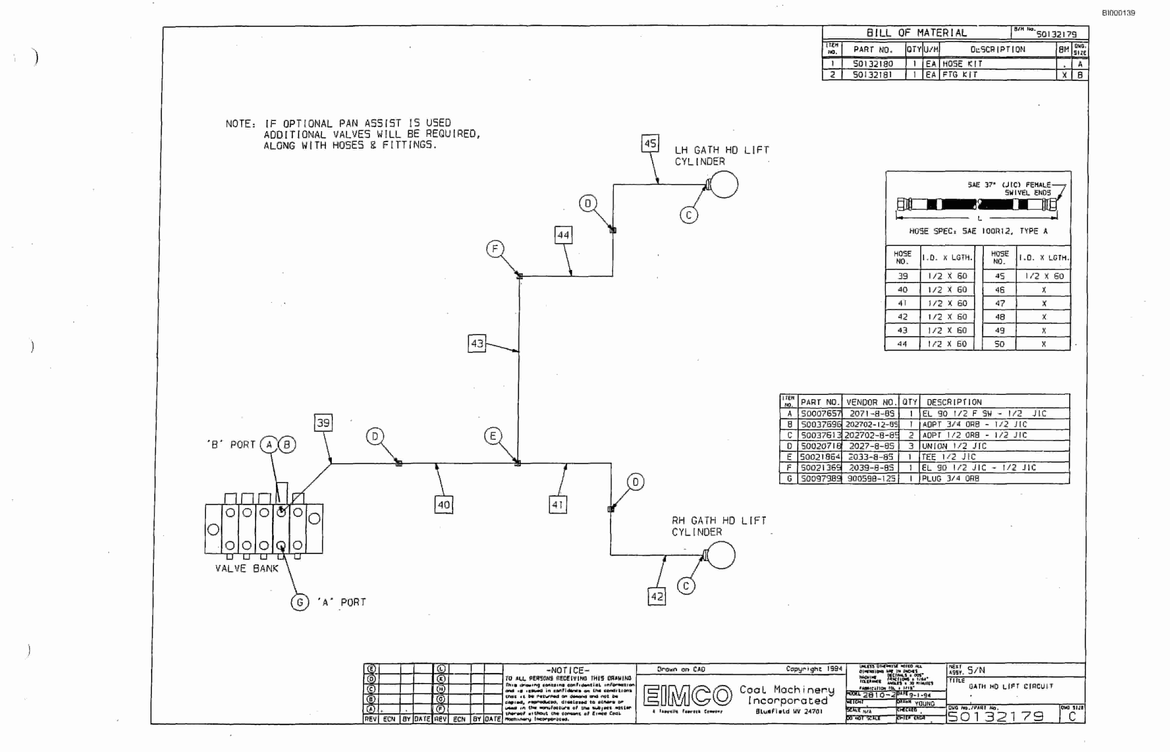 Bucyrus Dash Two Drum Miner Parts Catalog BI000139-2