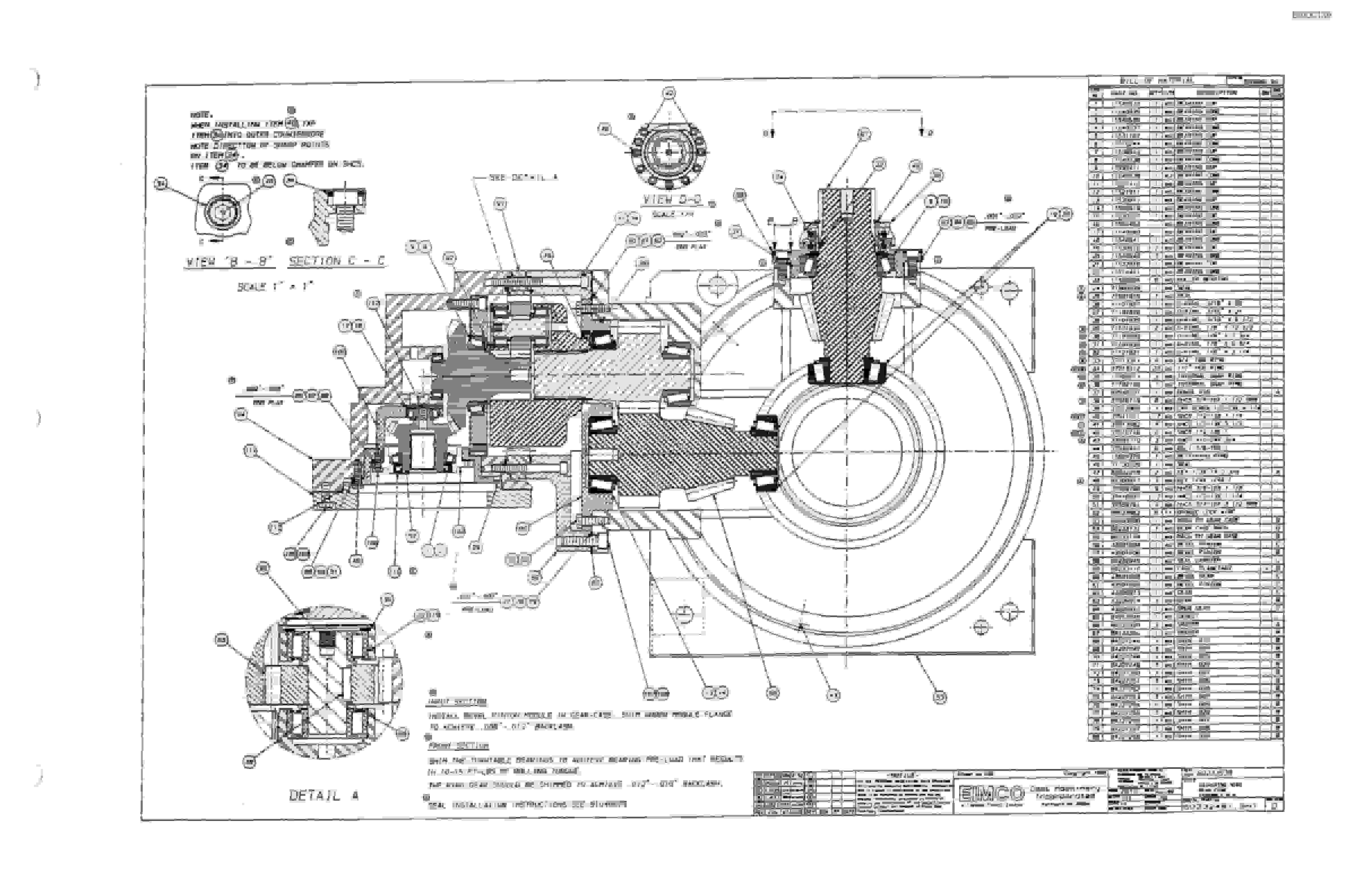 Bucyrus Dash Two Drum Miner Parts Catalog BI000139-5