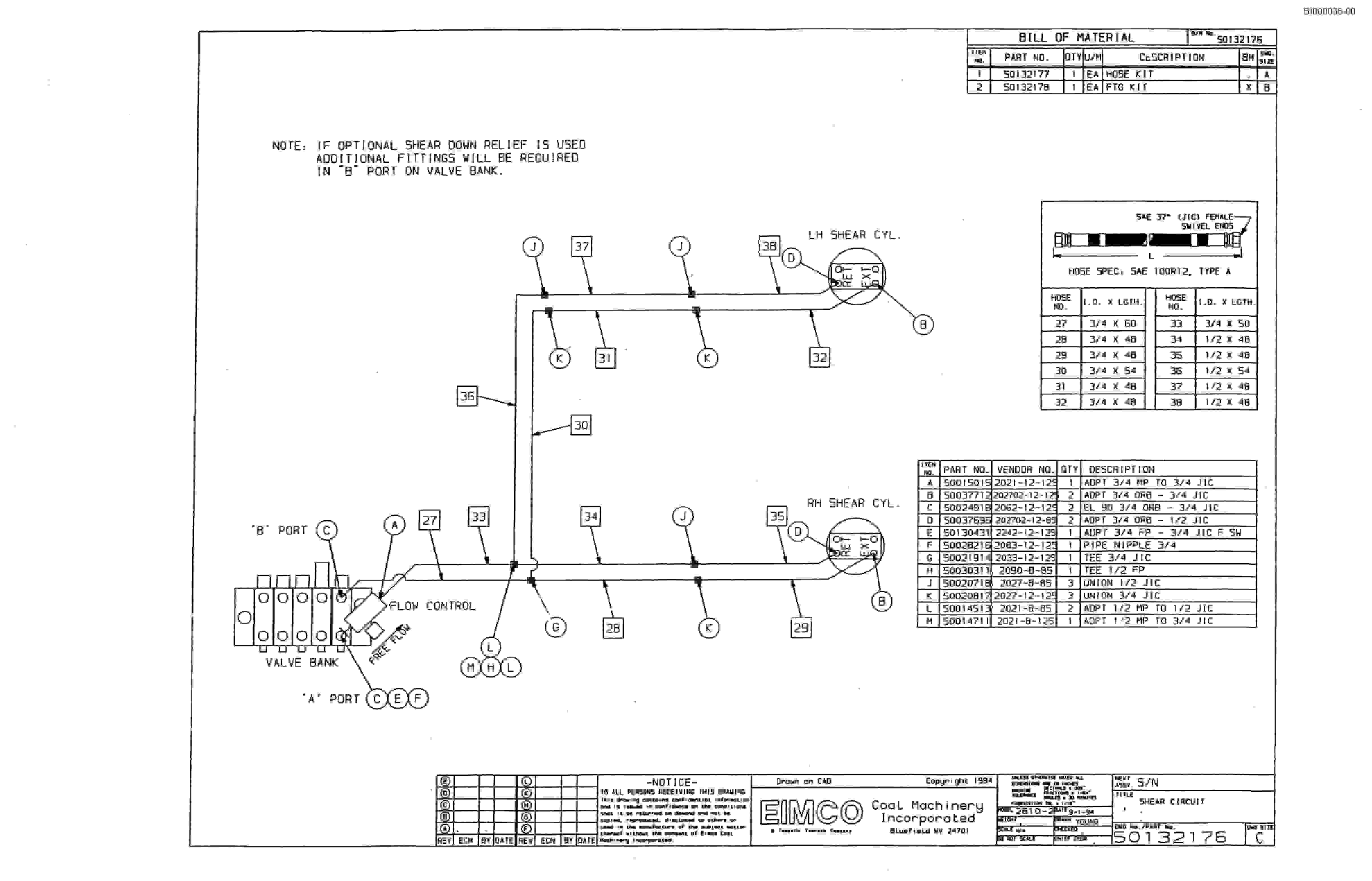 Bucyrus Dash Two-F Miner Parts Catalog BI000038-00-2