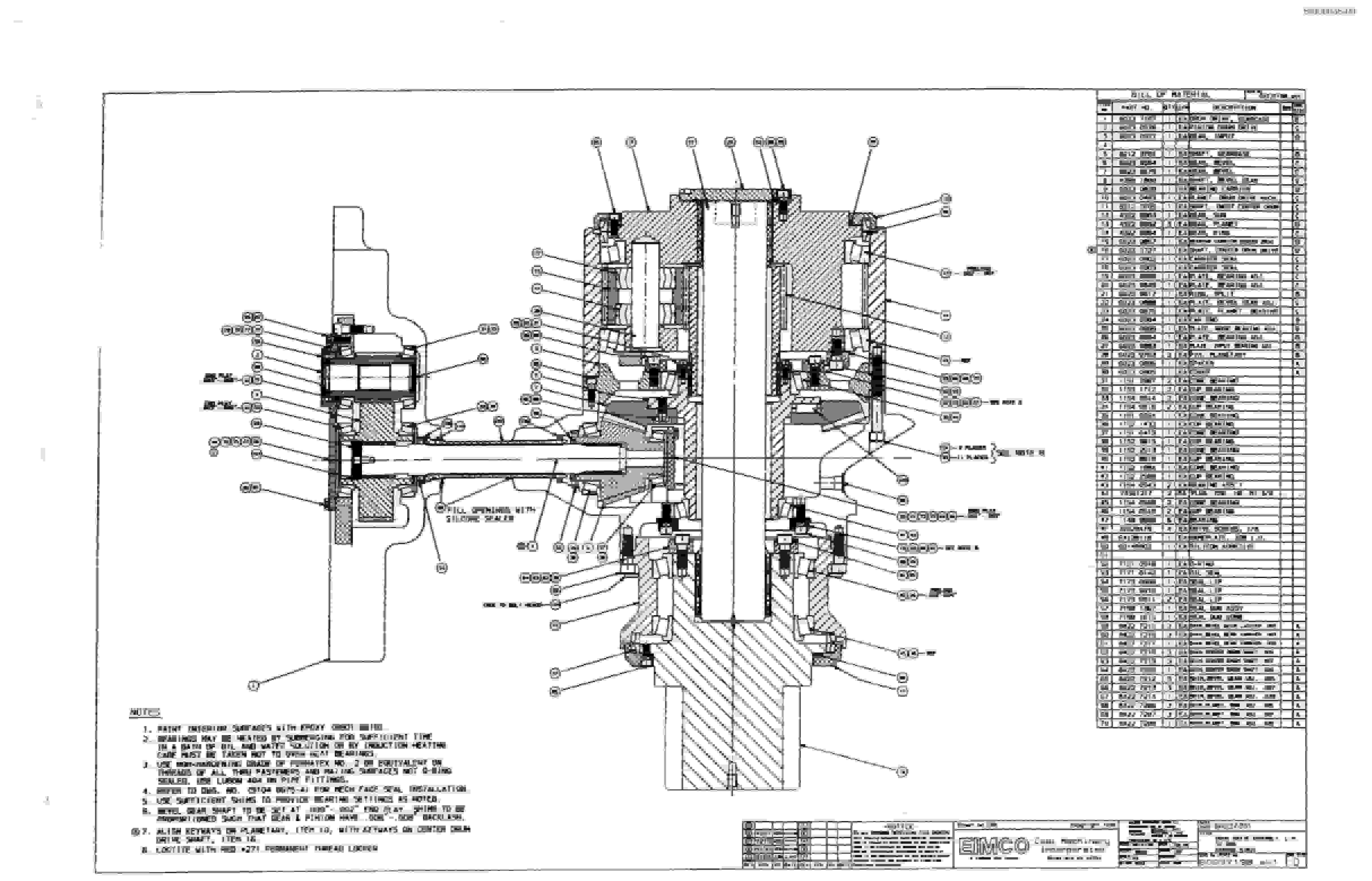 Bucyrus Dash Two-F Miner Parts Catalog BI000038-00-4