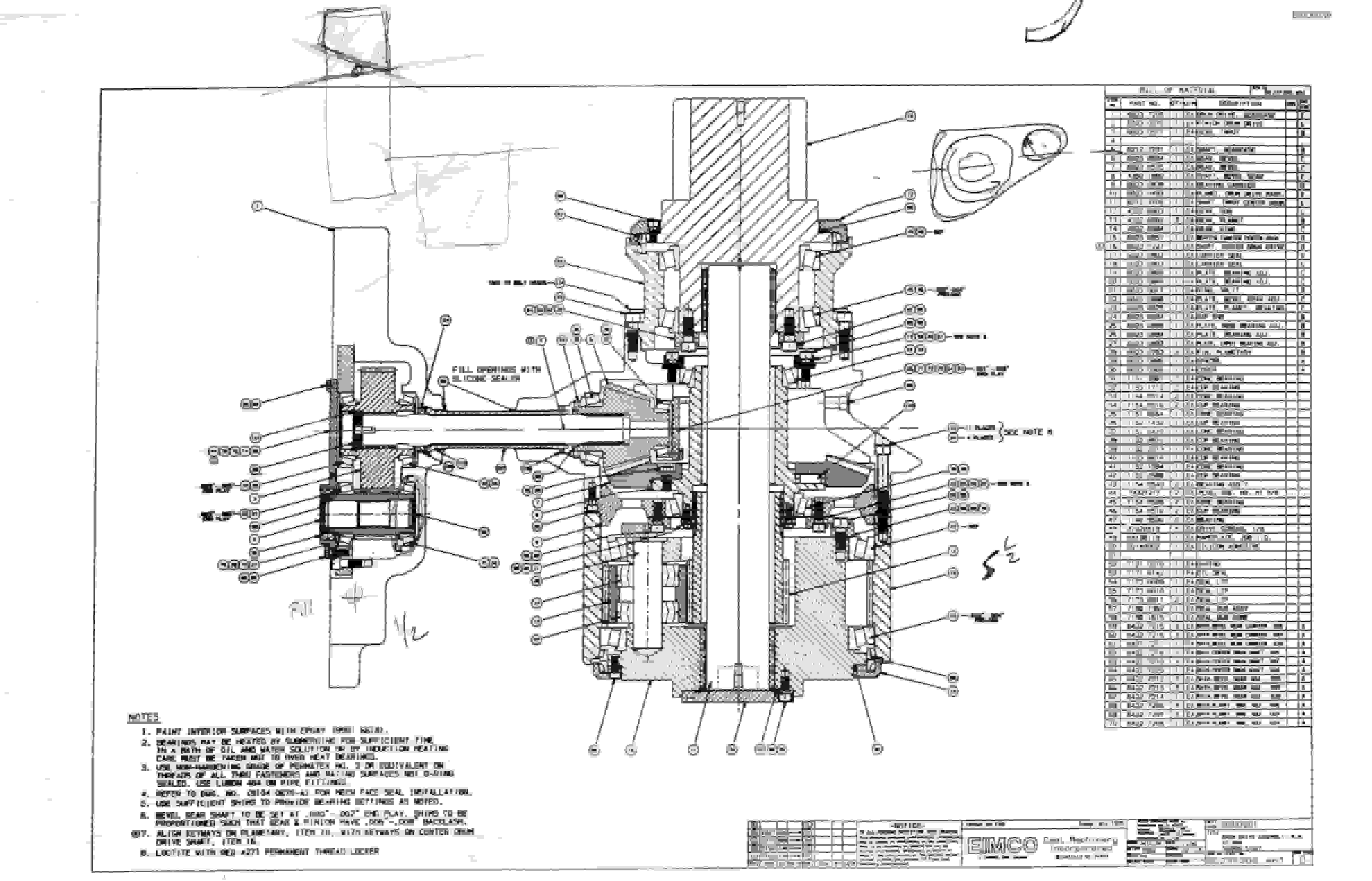 Bucyrus Dash Two-F Miner Parts Catalog BI000039-4