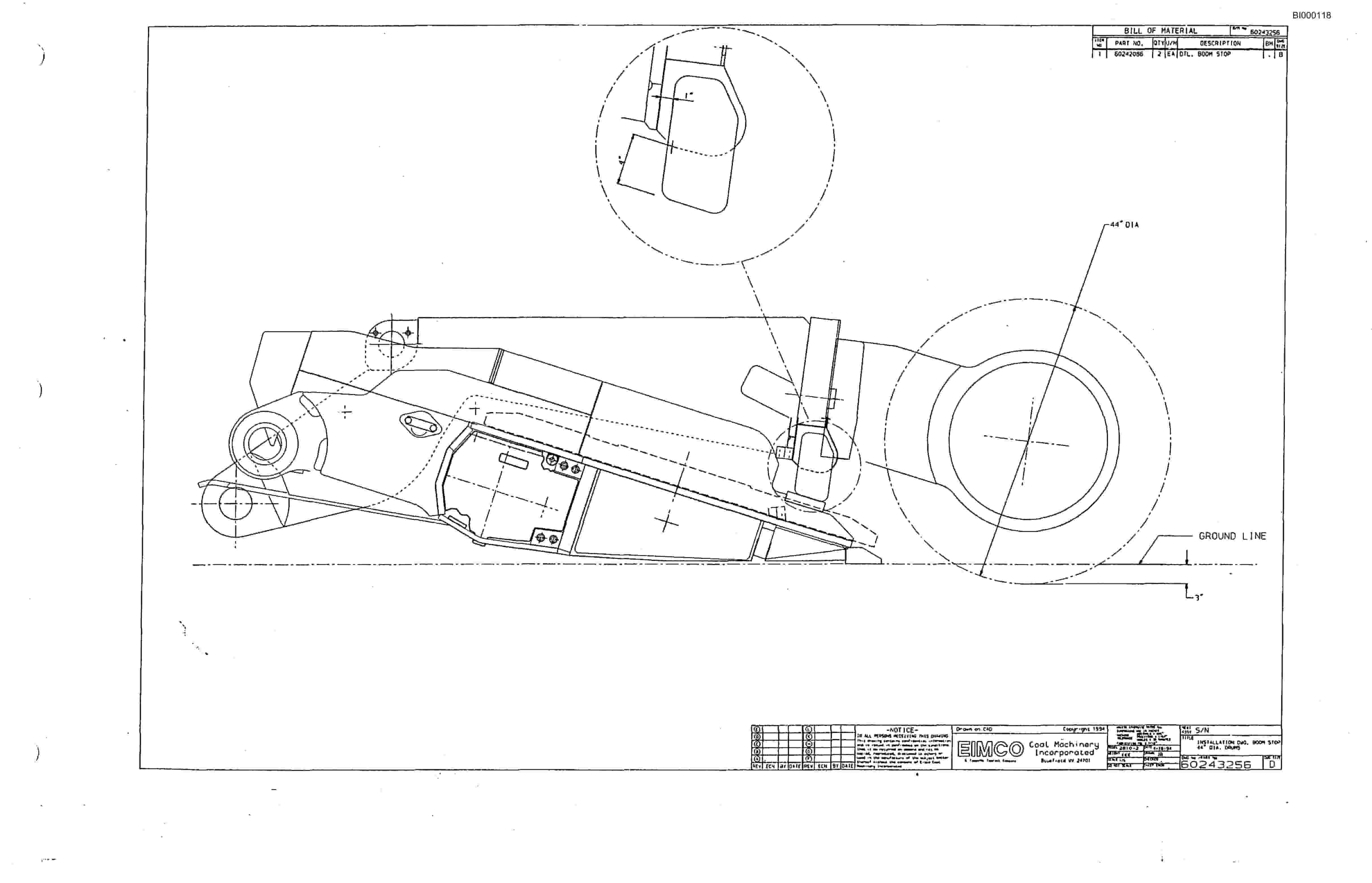 Bucyrus Dash Two-F Miner Parts Catalog BI000118-5