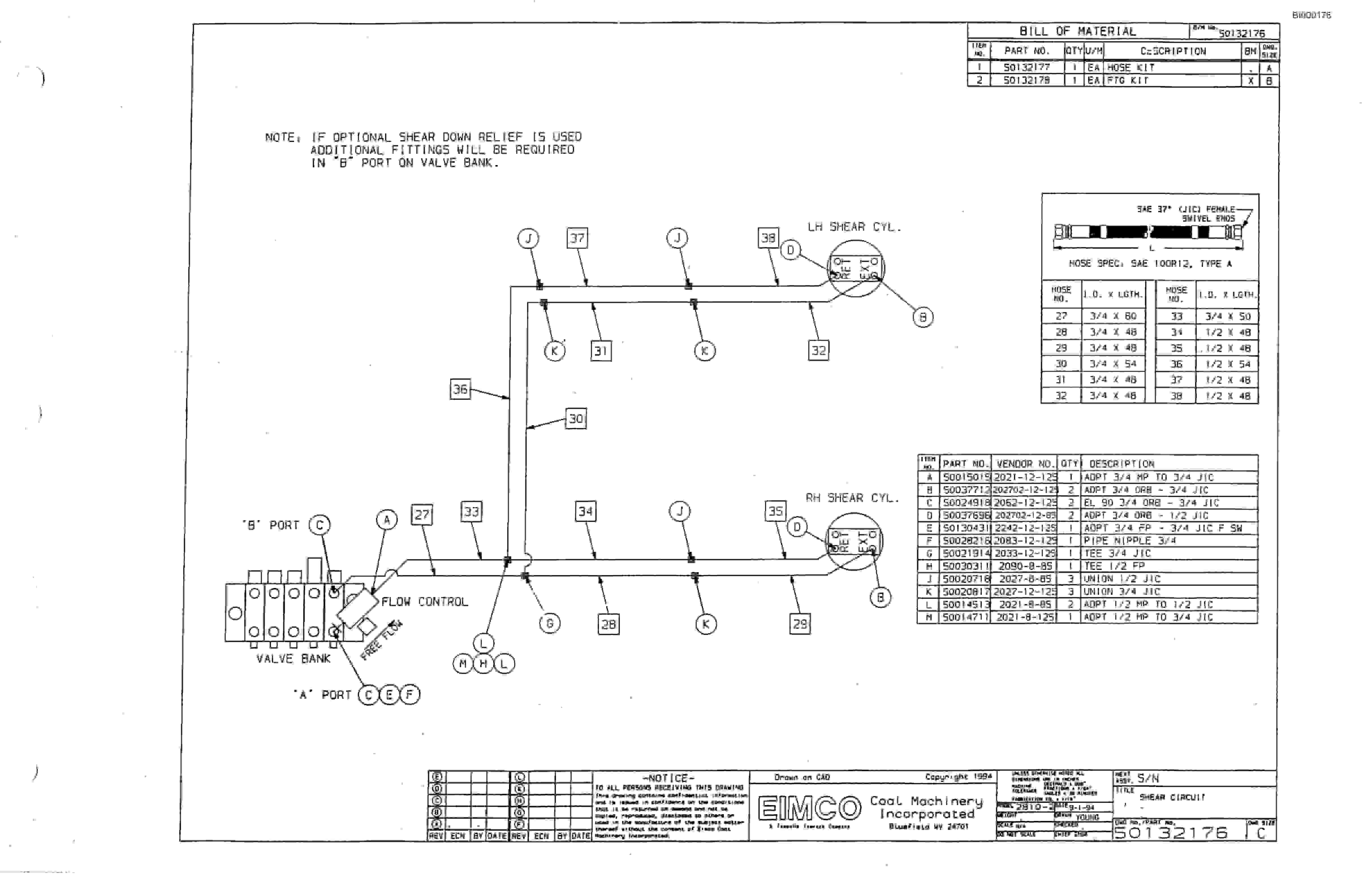 Bucyrus Dash Two-F Miner Parts Catalog BI000176-2