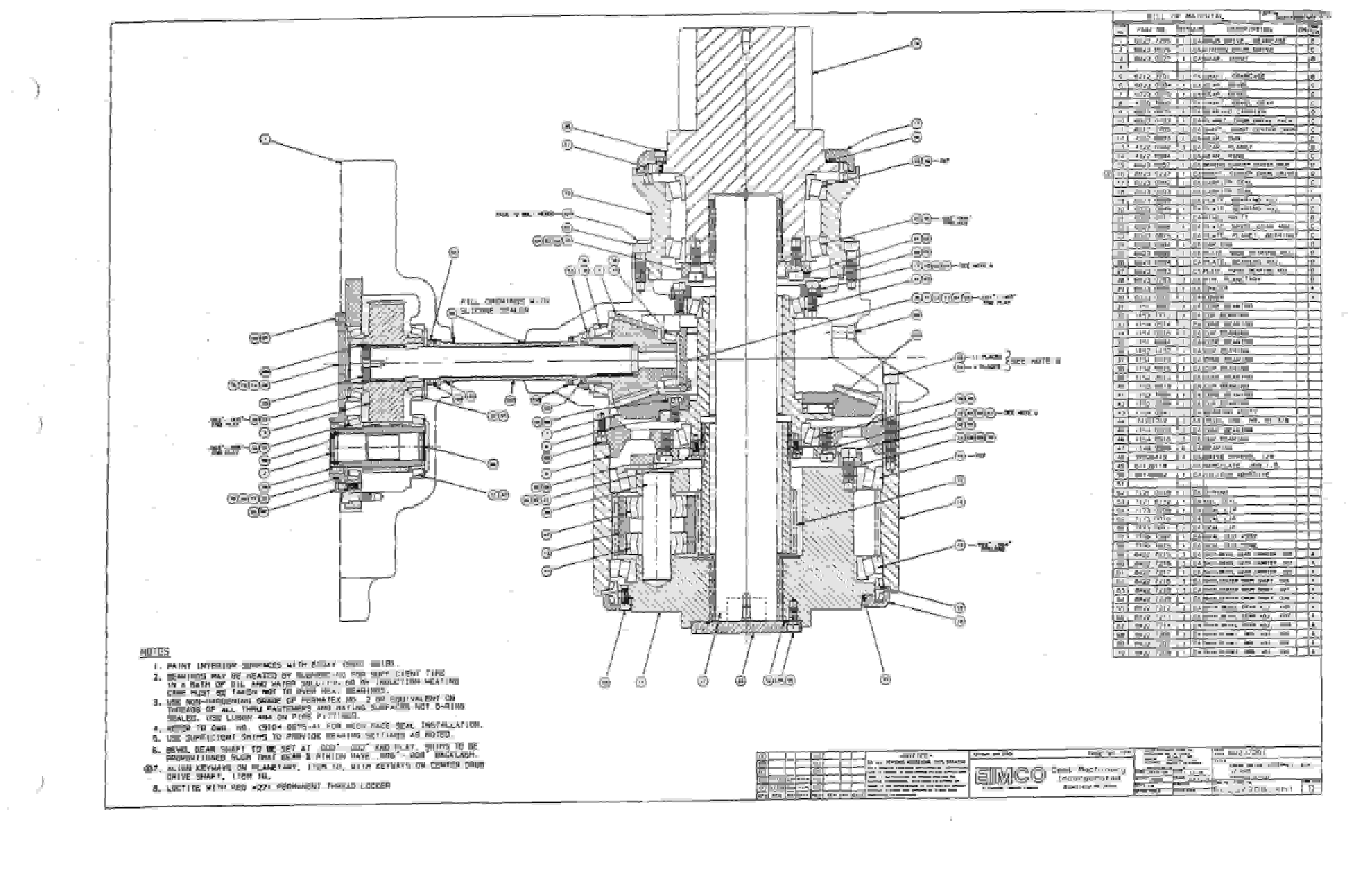 Bucyrus Dash Two-F Miner Parts Catalog BI000176-4