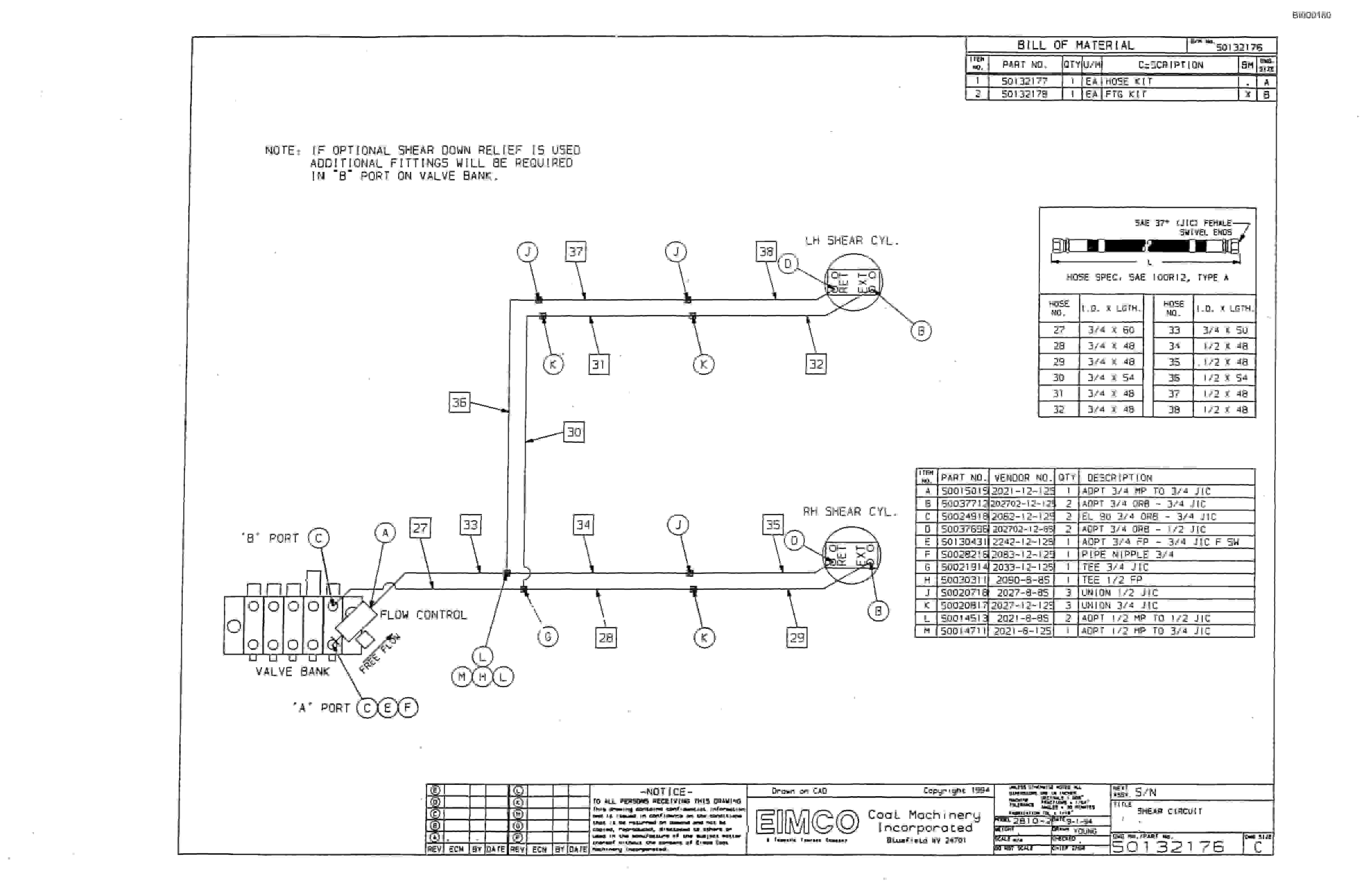 Bucyrus Dash Two-F Miner Parts Catalog BI000180-2