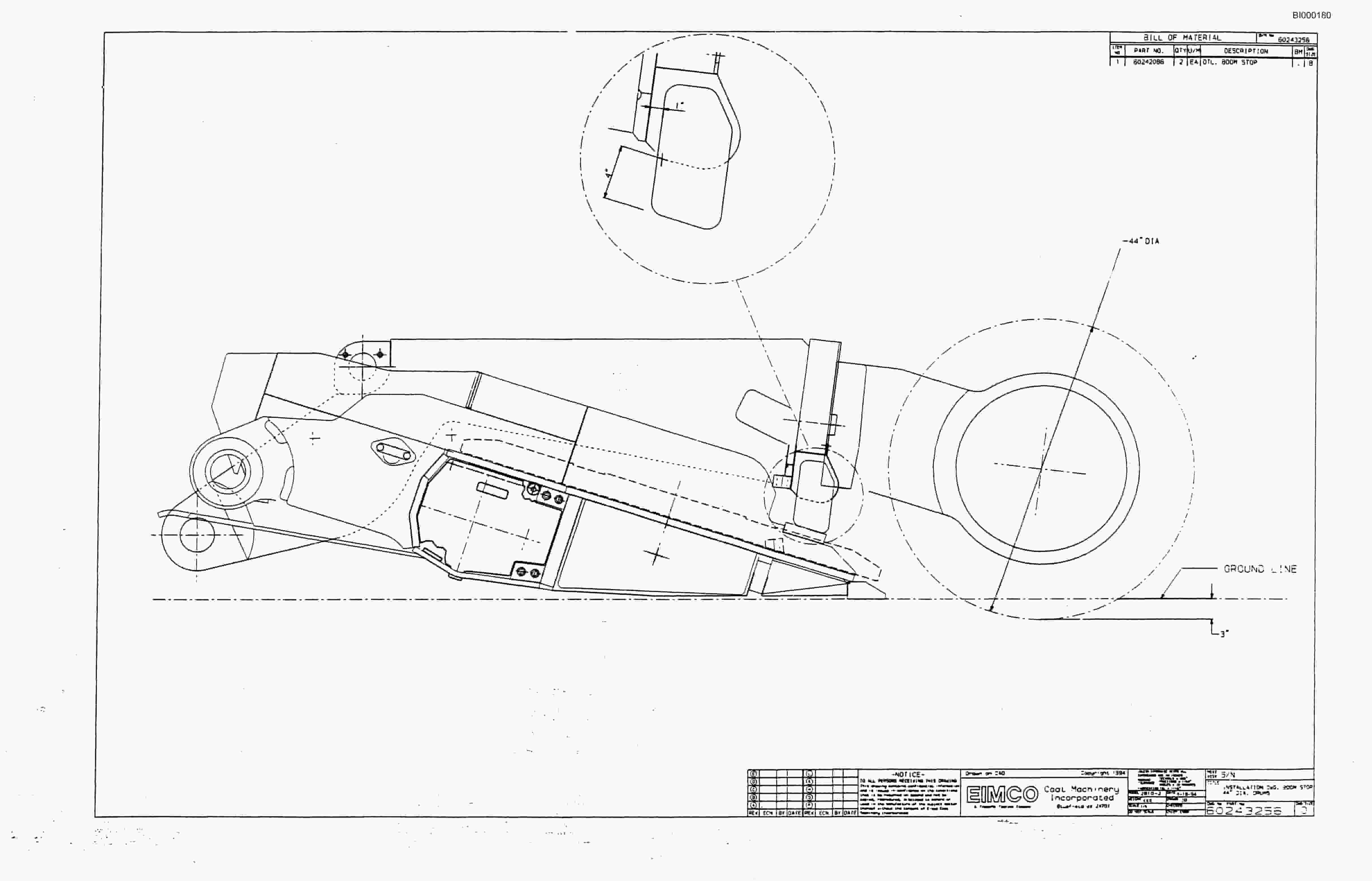 Bucyrus Dash Two-F Miner Parts Catalog BI000180-5