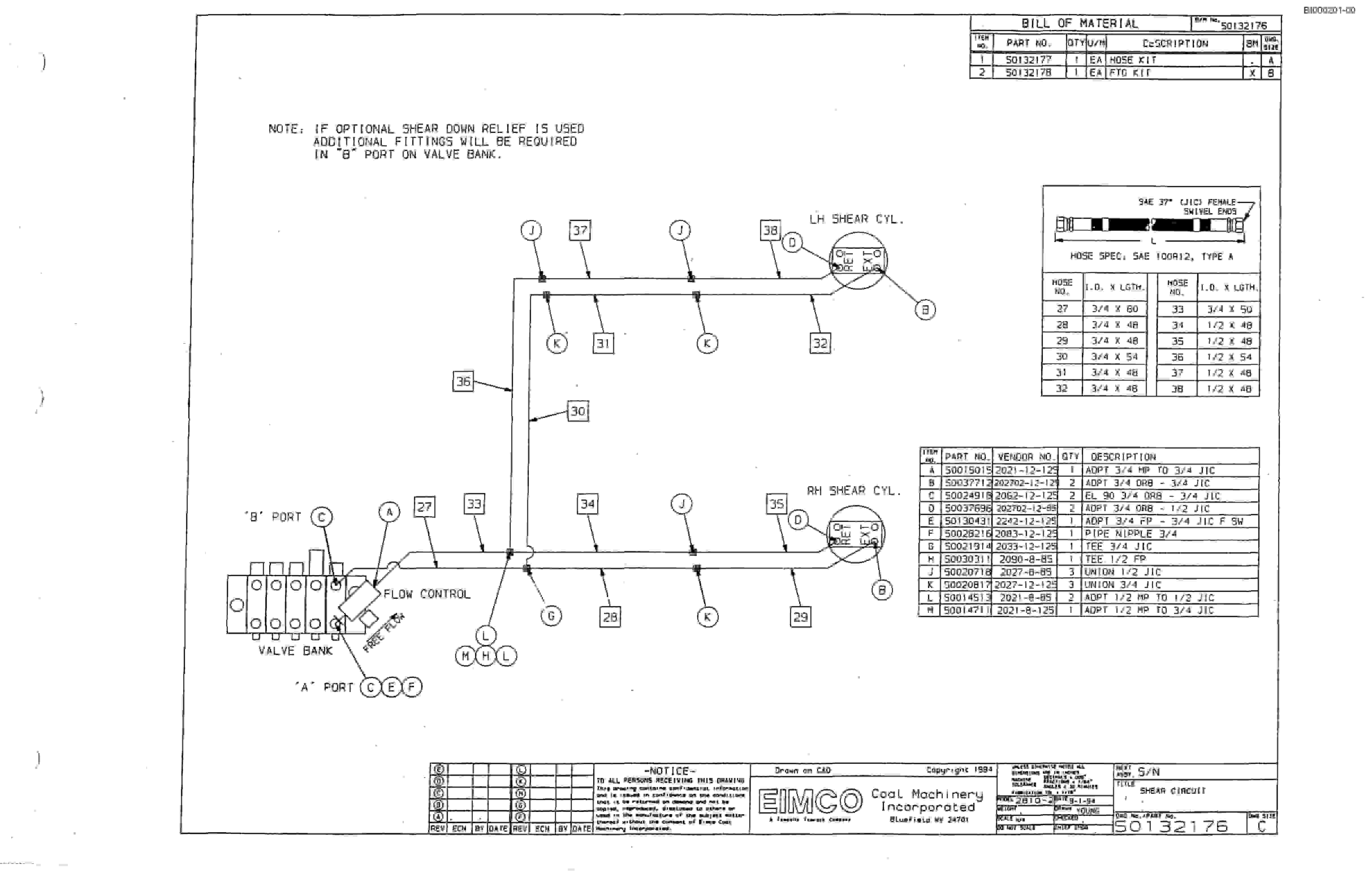 Bucyrus Dash Two-F Miner Parts Catalog BI000201-2
