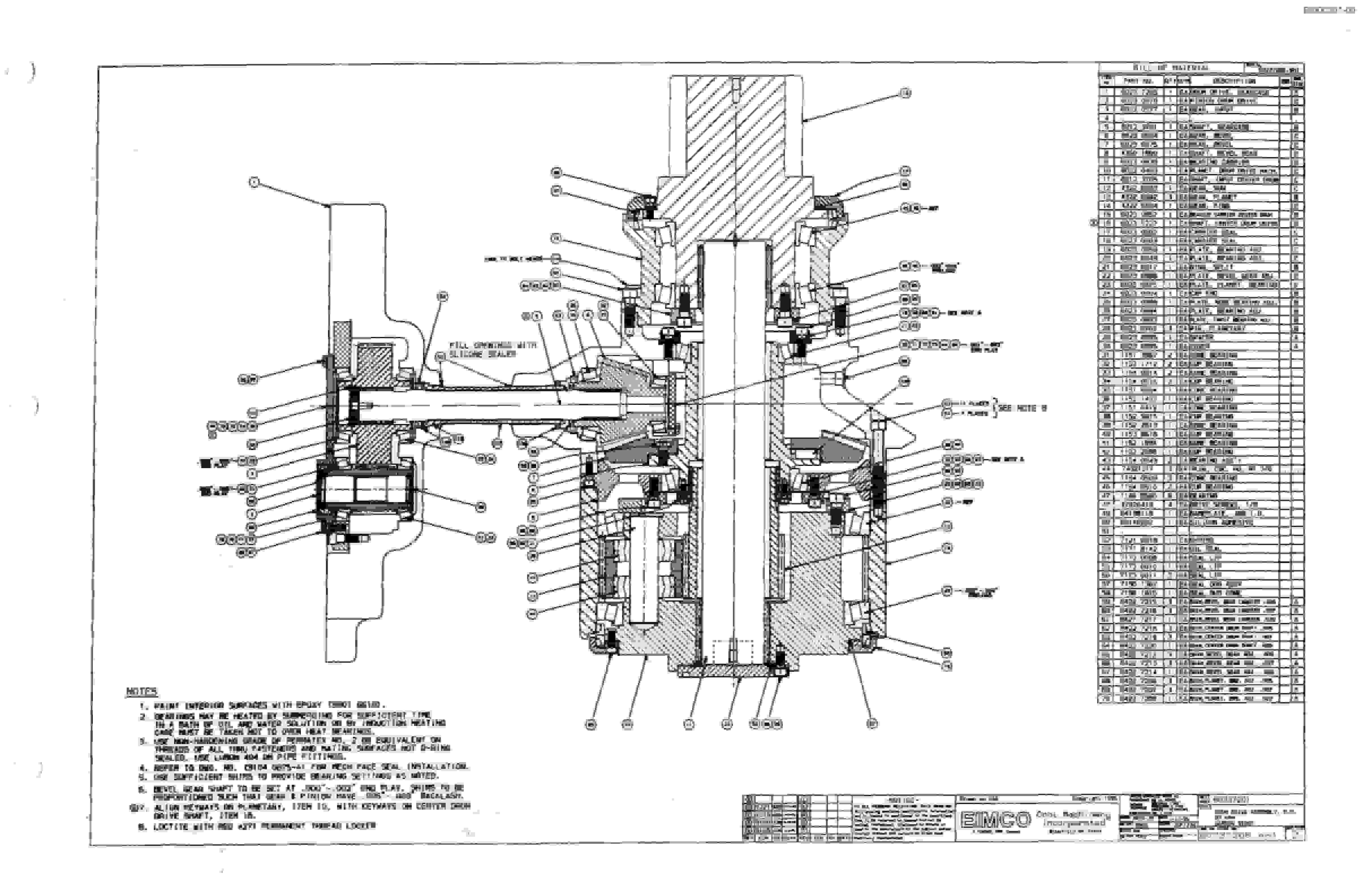 Bucyrus Dash Two-F Miner Parts Catalog BI000201-4