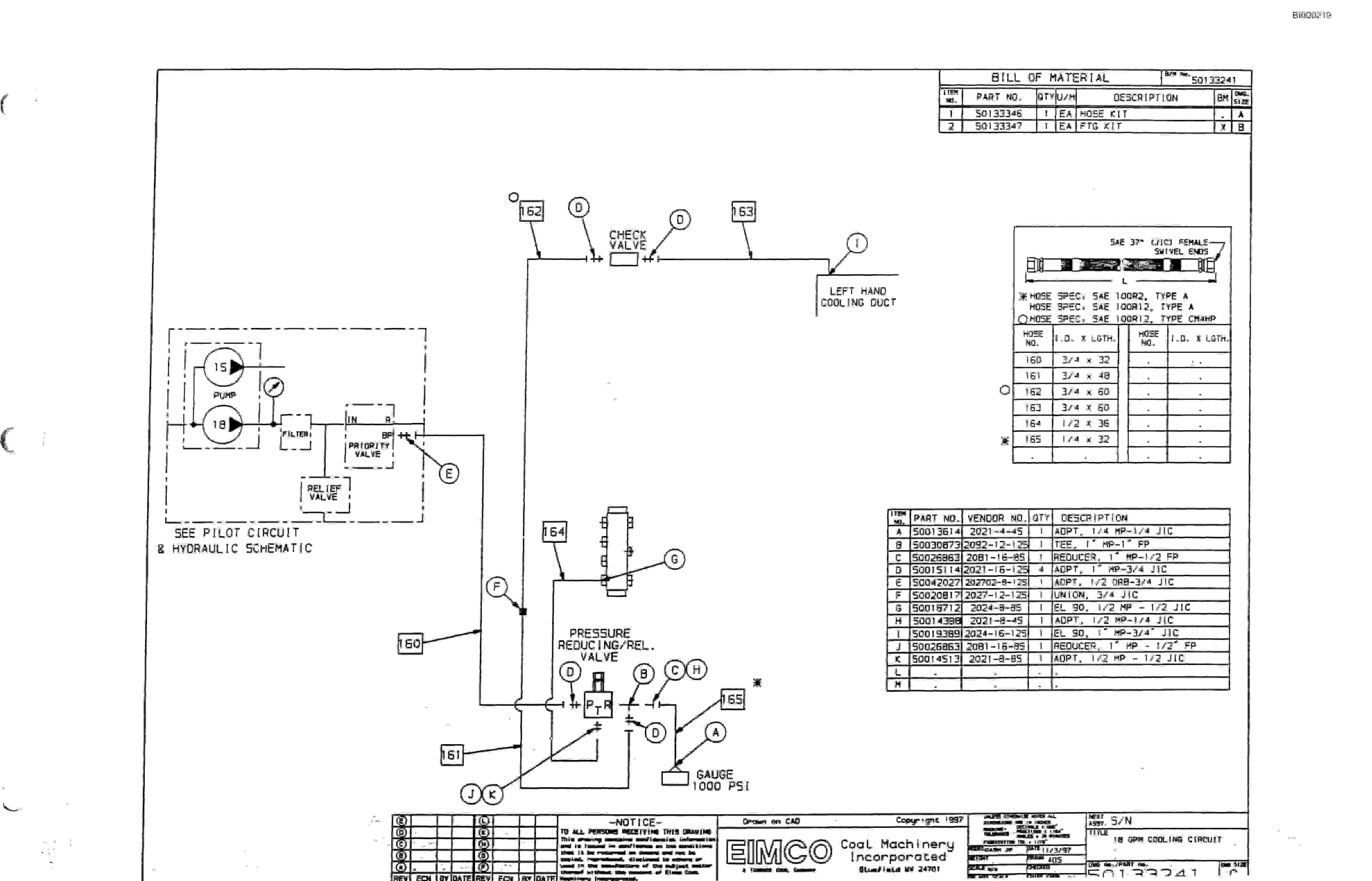 Bucyrus Dash Two-F Miner Parts Catalog BI000219-2