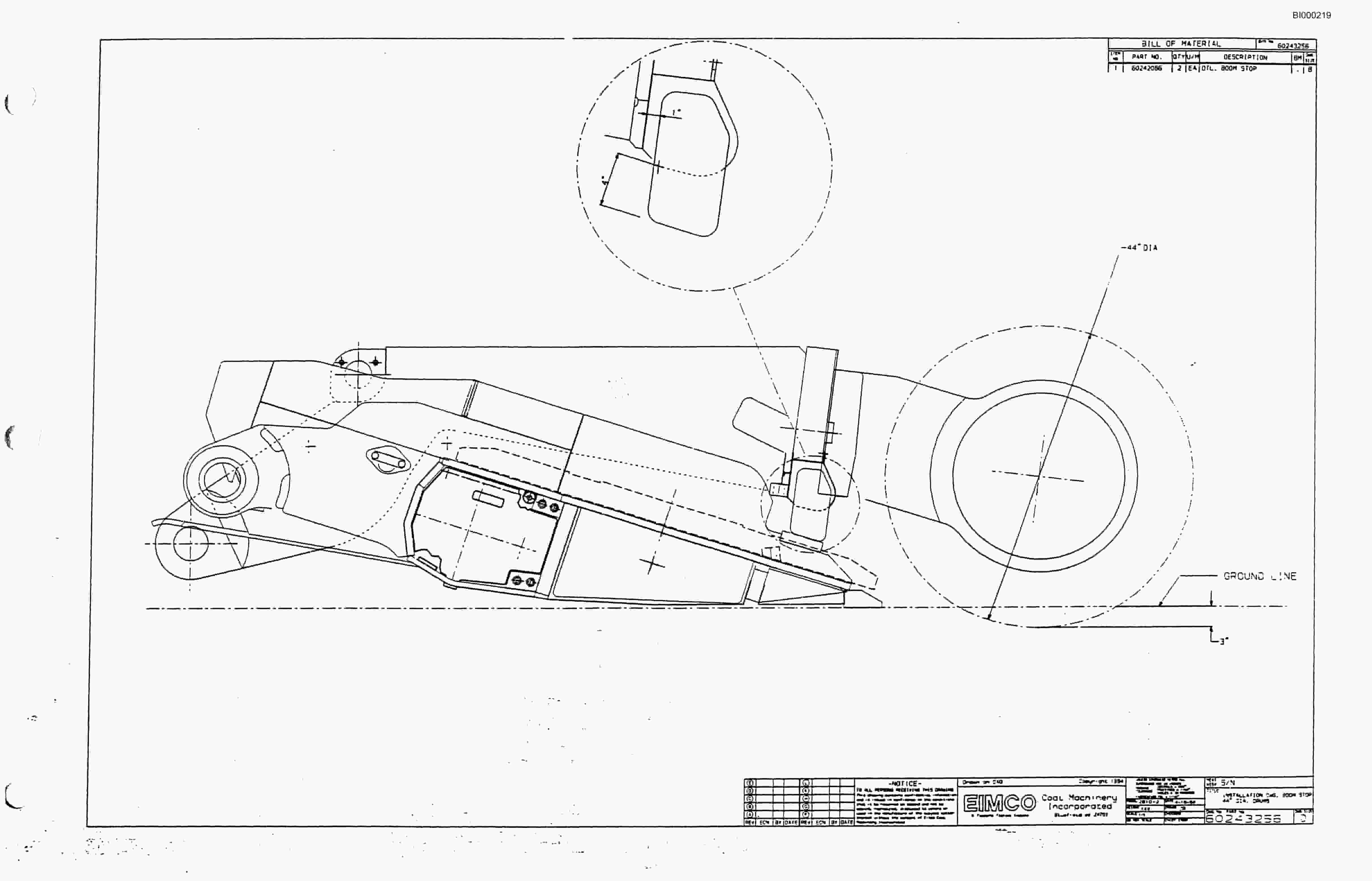 Bucyrus Dash Two-F Miner Parts Catalog BI000219-5