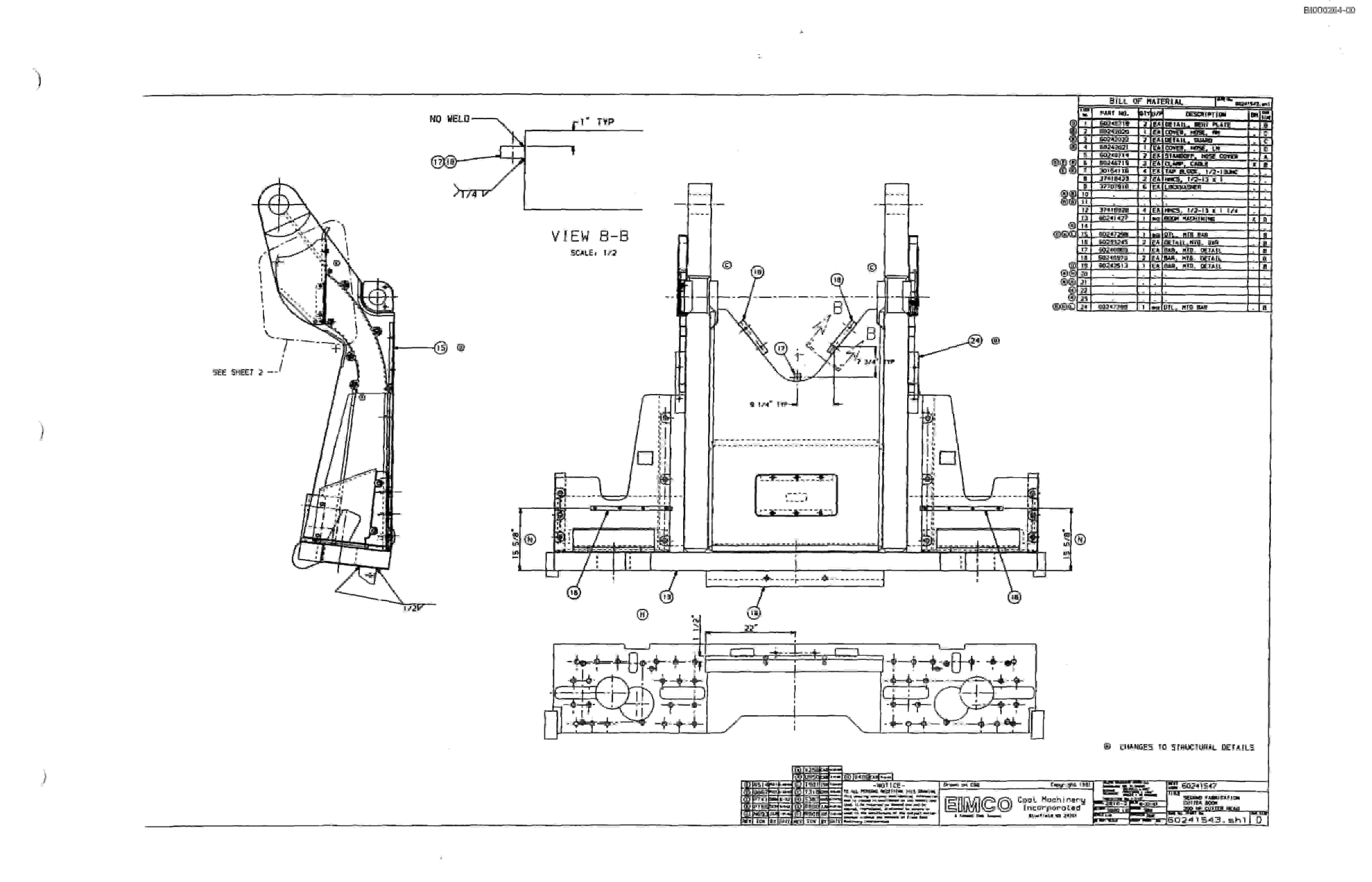 Bucyrus Dash Two-F Miner Parts Catalog BI000264-5