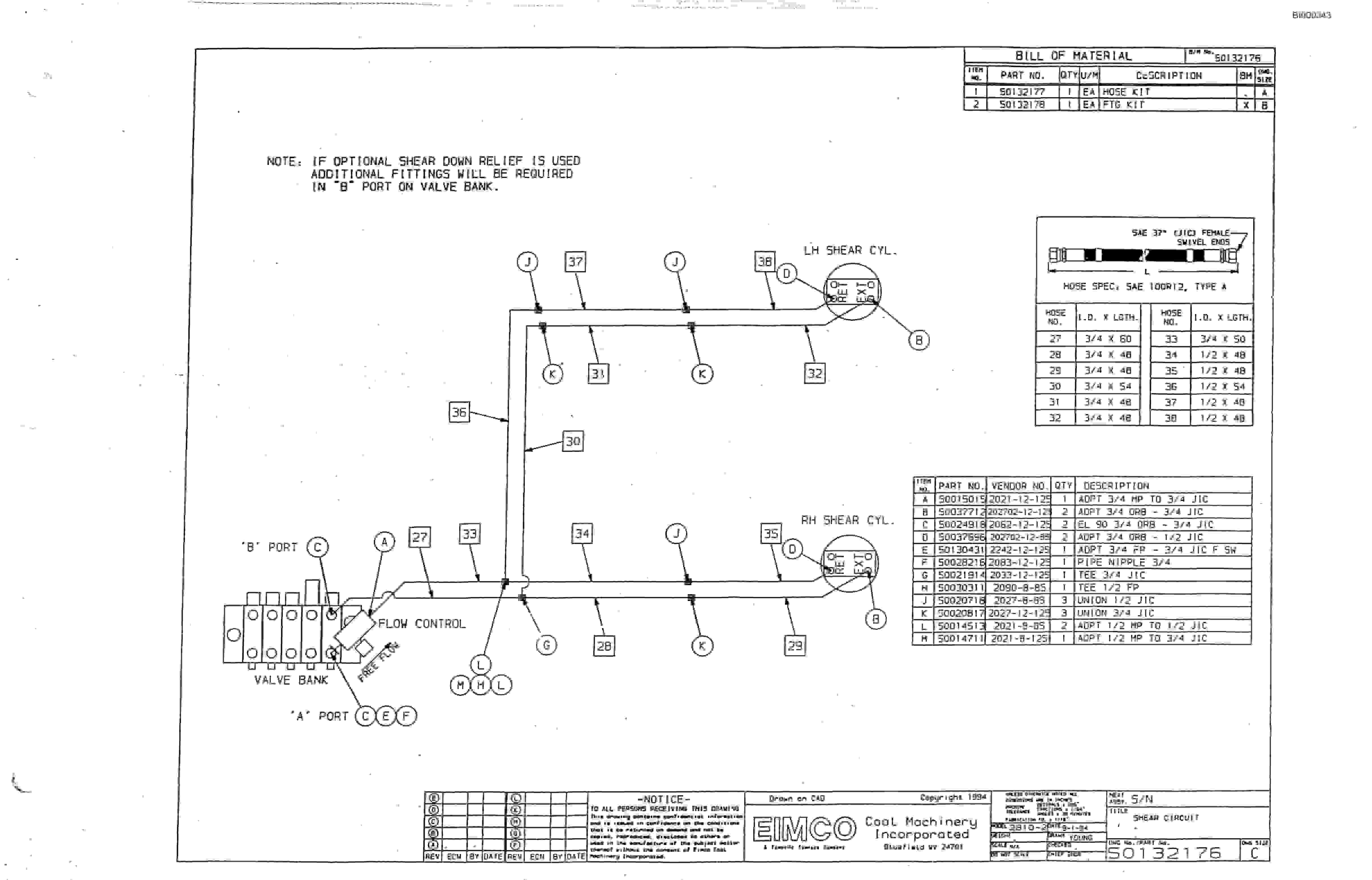 Bucyrus Dash Two-F Miner Parts Catalog BI000343-2