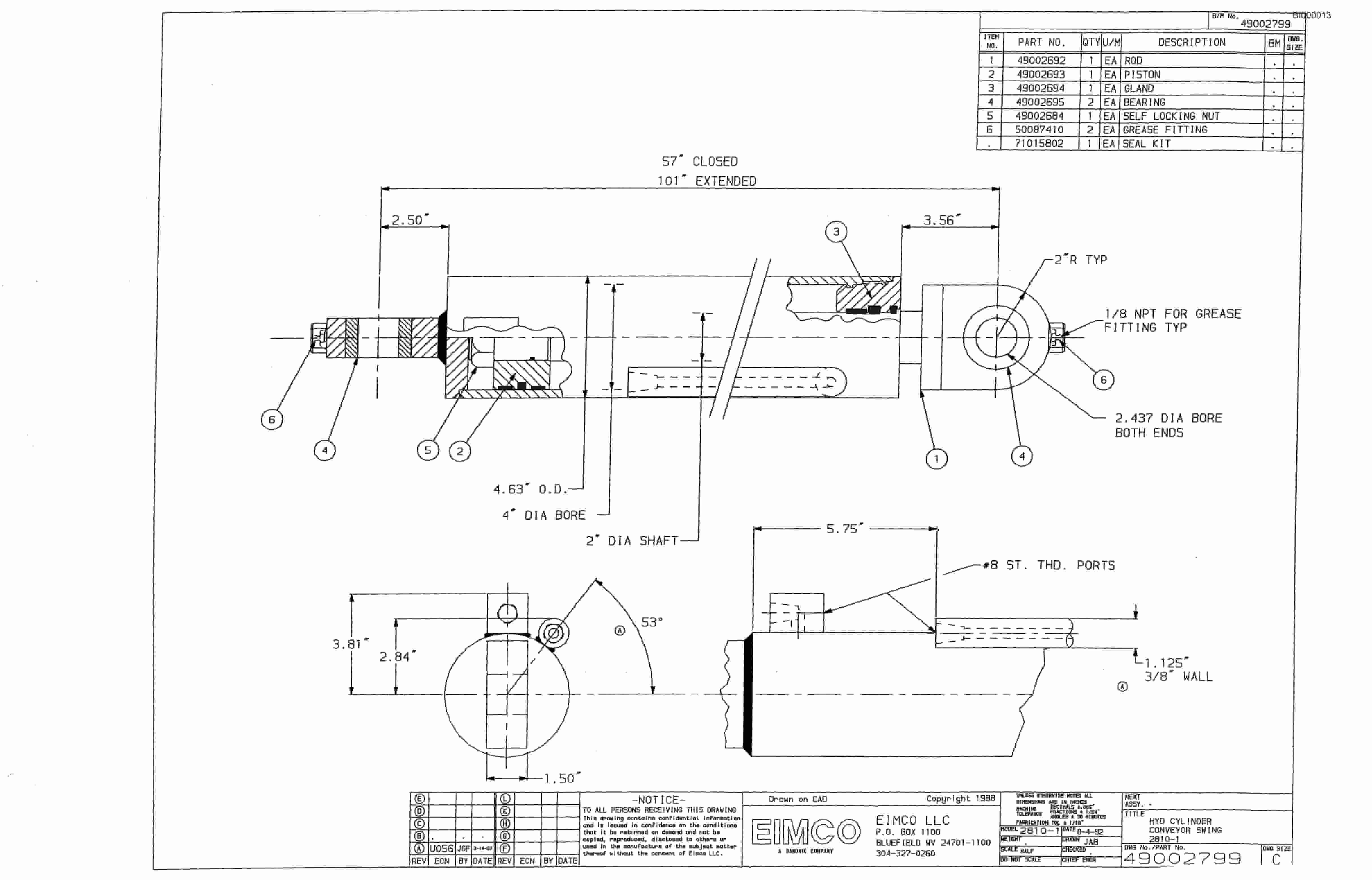 Bucyrus Dash Two Miner Parts Catalog BI000013-2