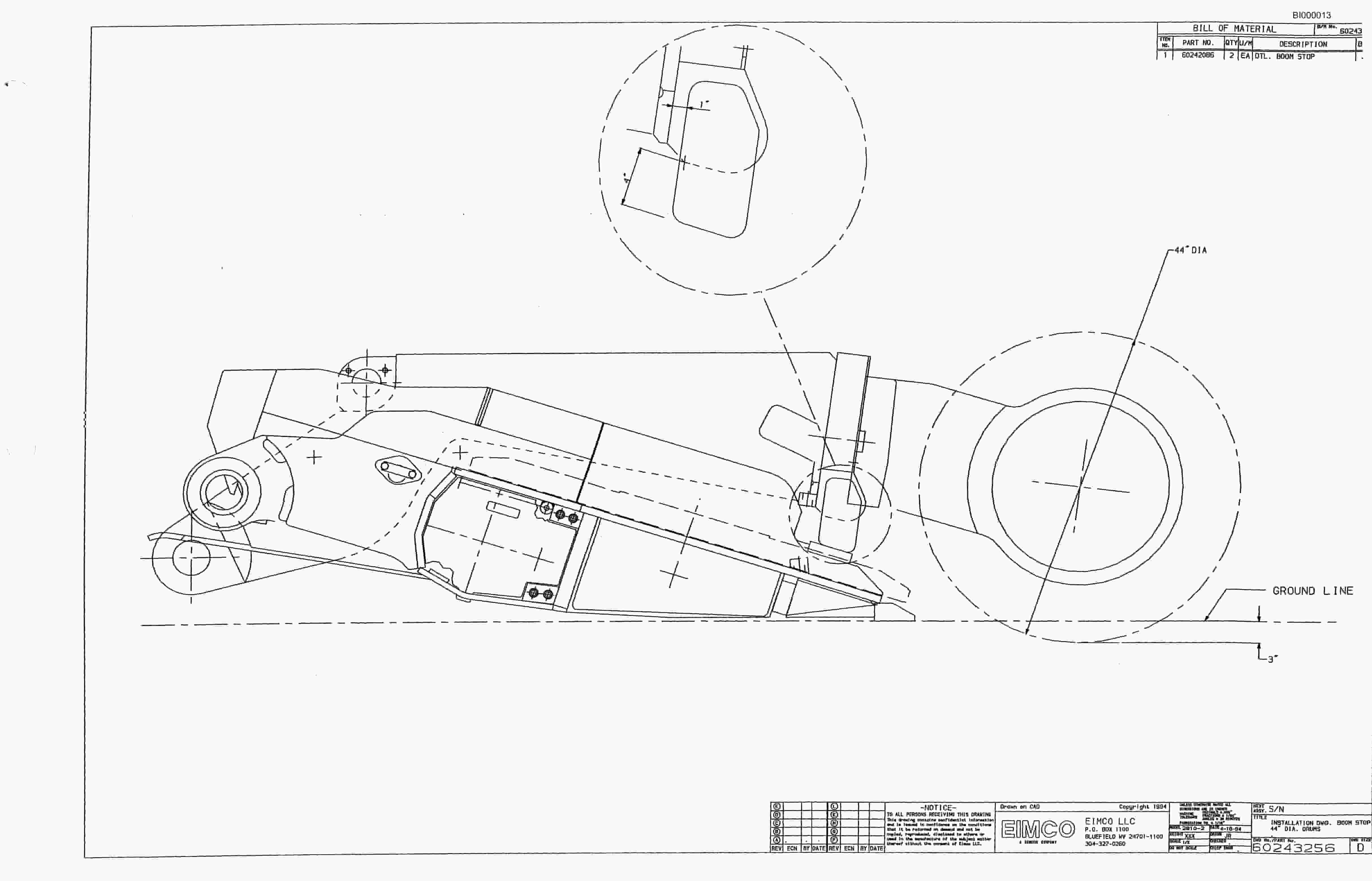 Bucyrus Dash Two Miner Parts Catalog BI000013-4