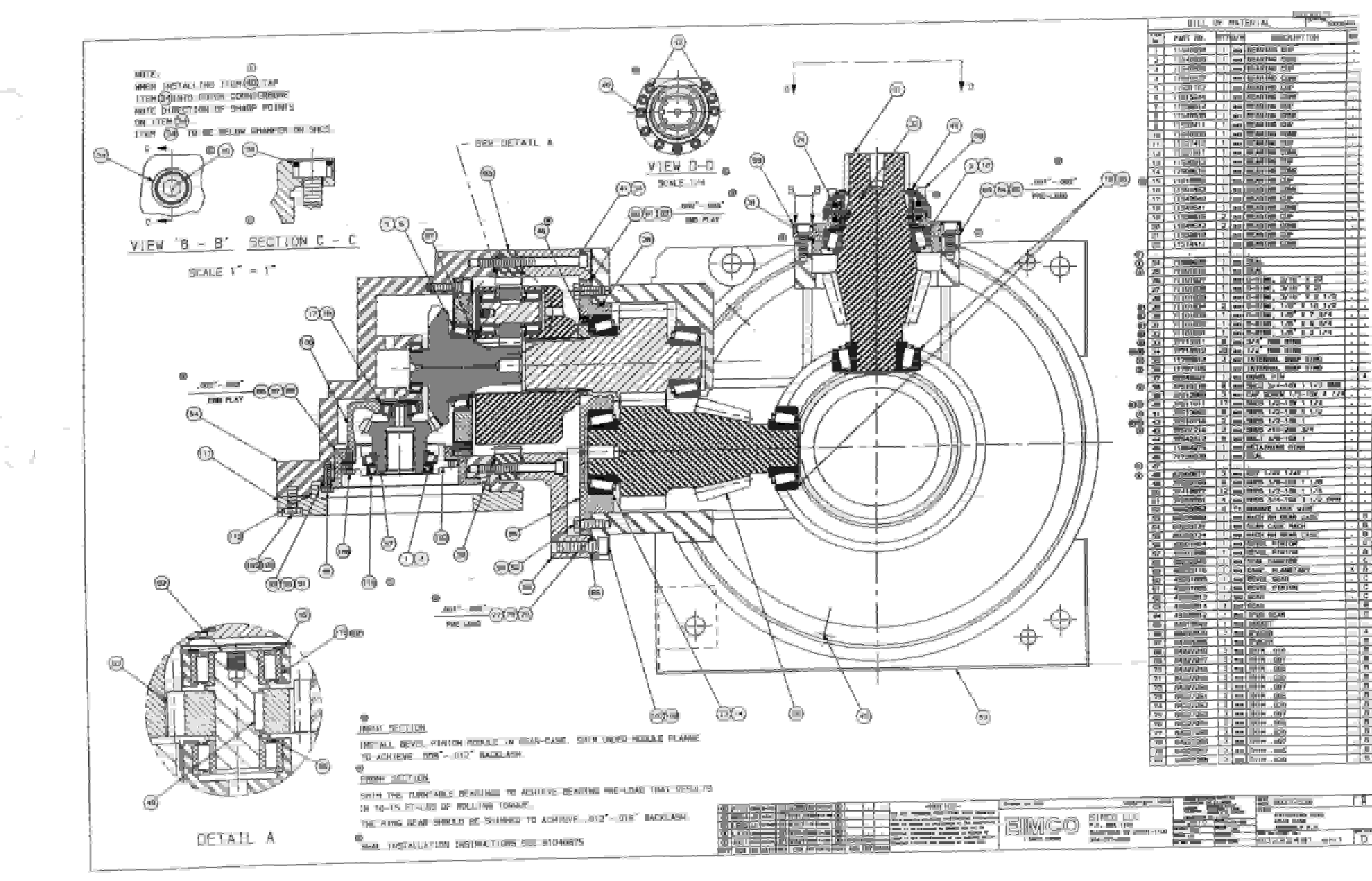 Bucyrus Dash Two Miner Parts Catalog BI000013-5