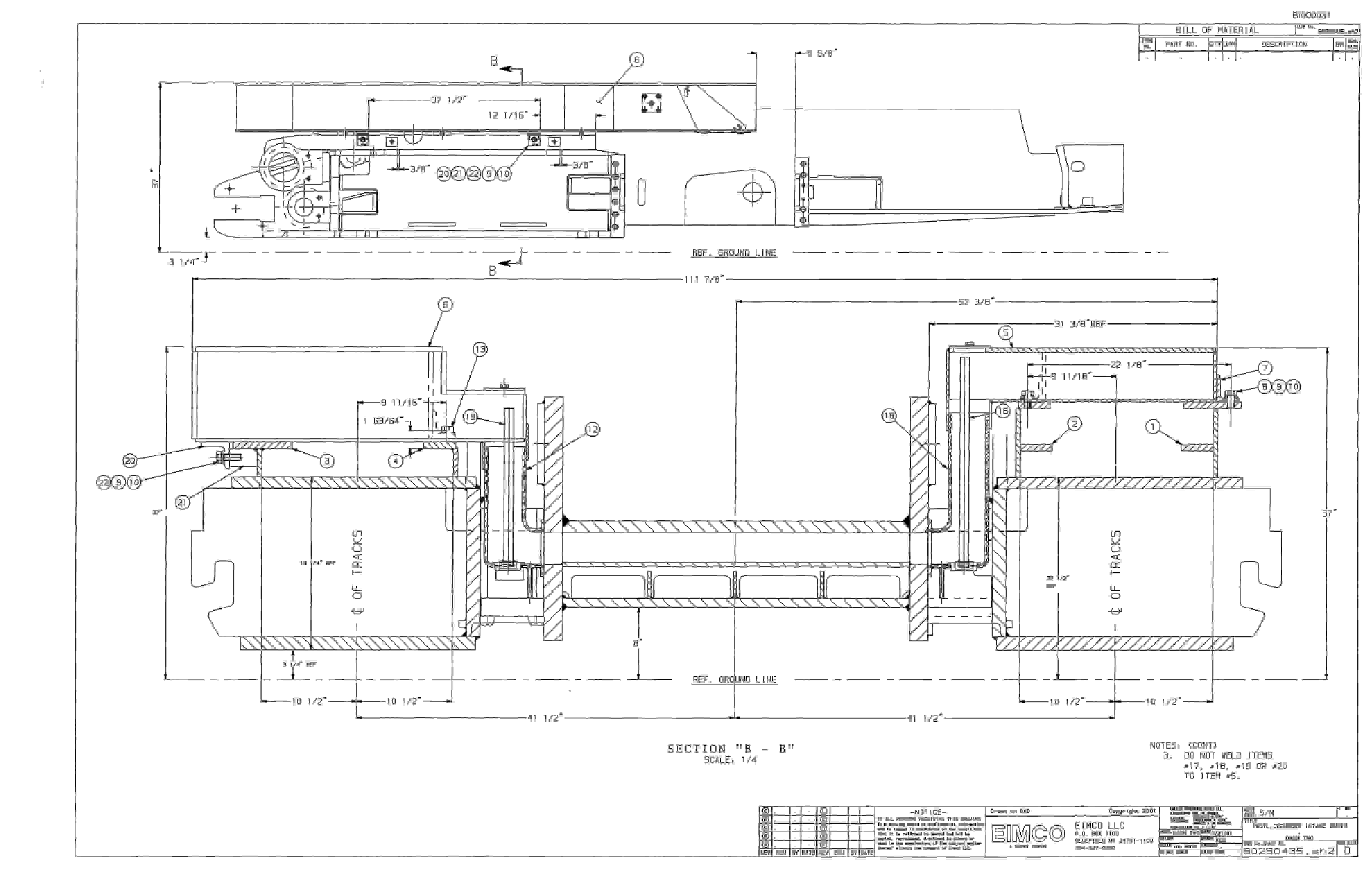 Bucyrus Dash Two Miner Parts Catalog BI000031-3