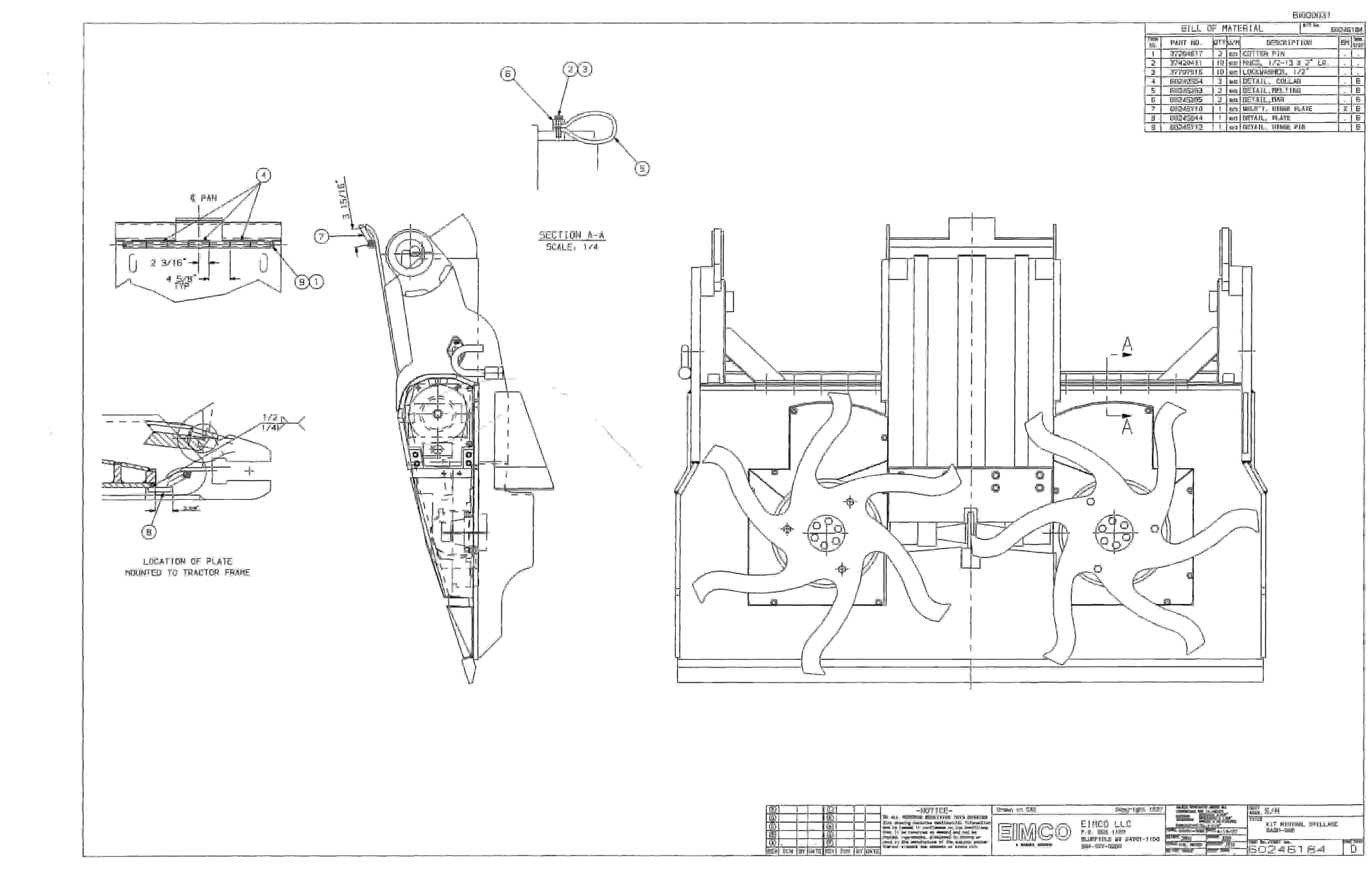 Bucyrus Dash Two Miner Parts Catalog BI000031-5