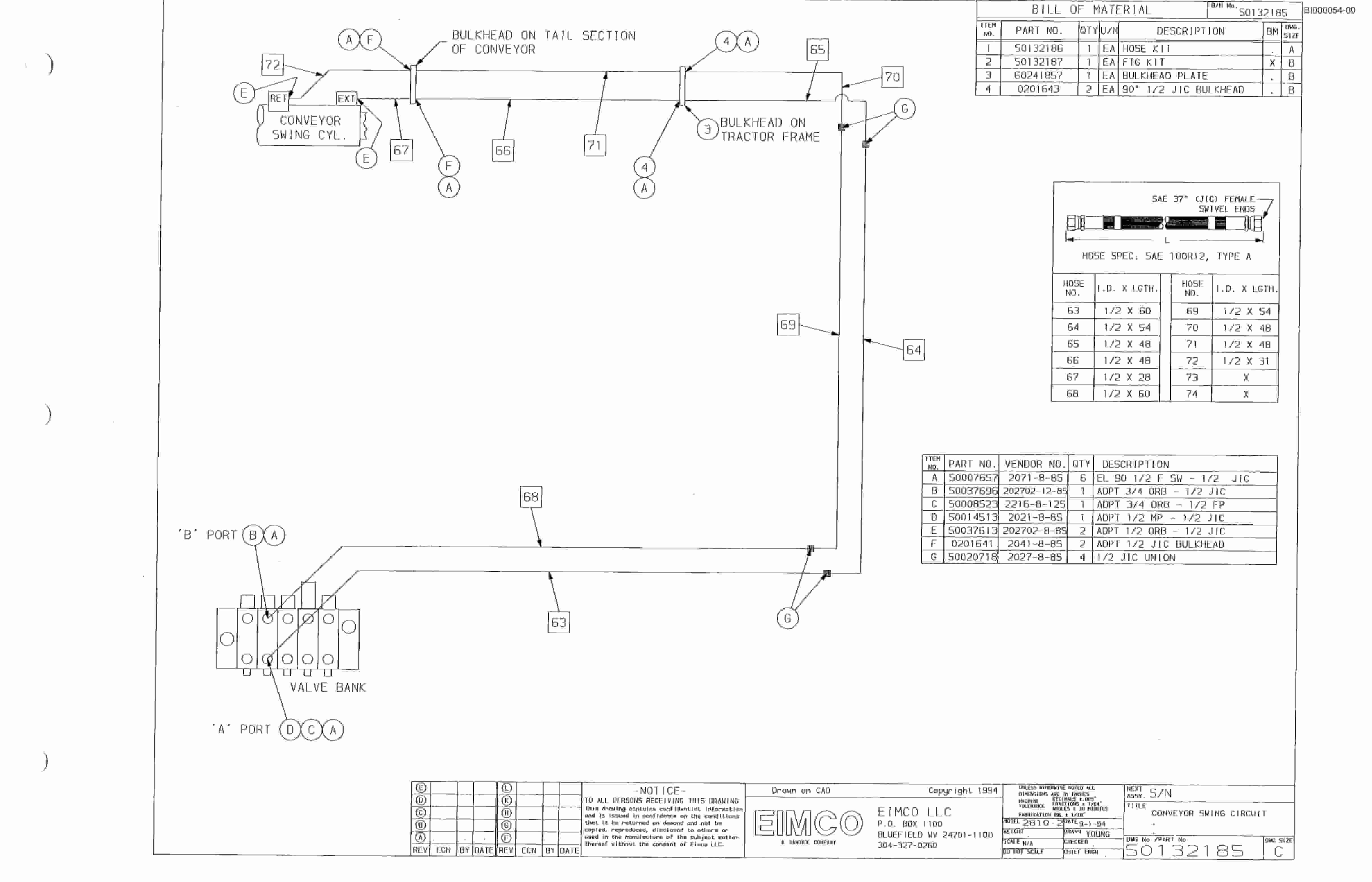 Bucyrus Dash Two Miner Parts Catalog BI000054-2