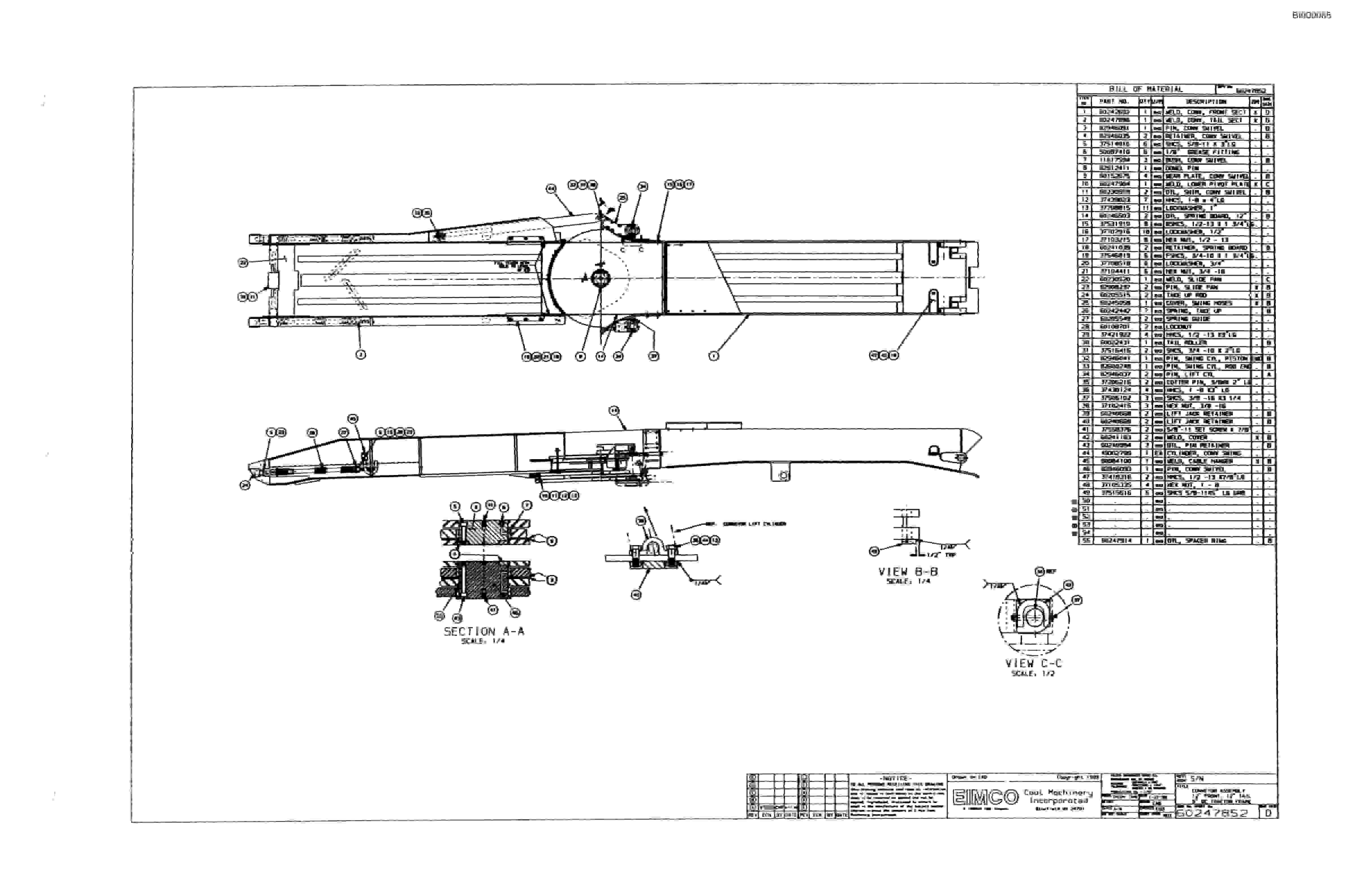 Bucyrus Dash Two Miner Parts Catalog BI000085-4