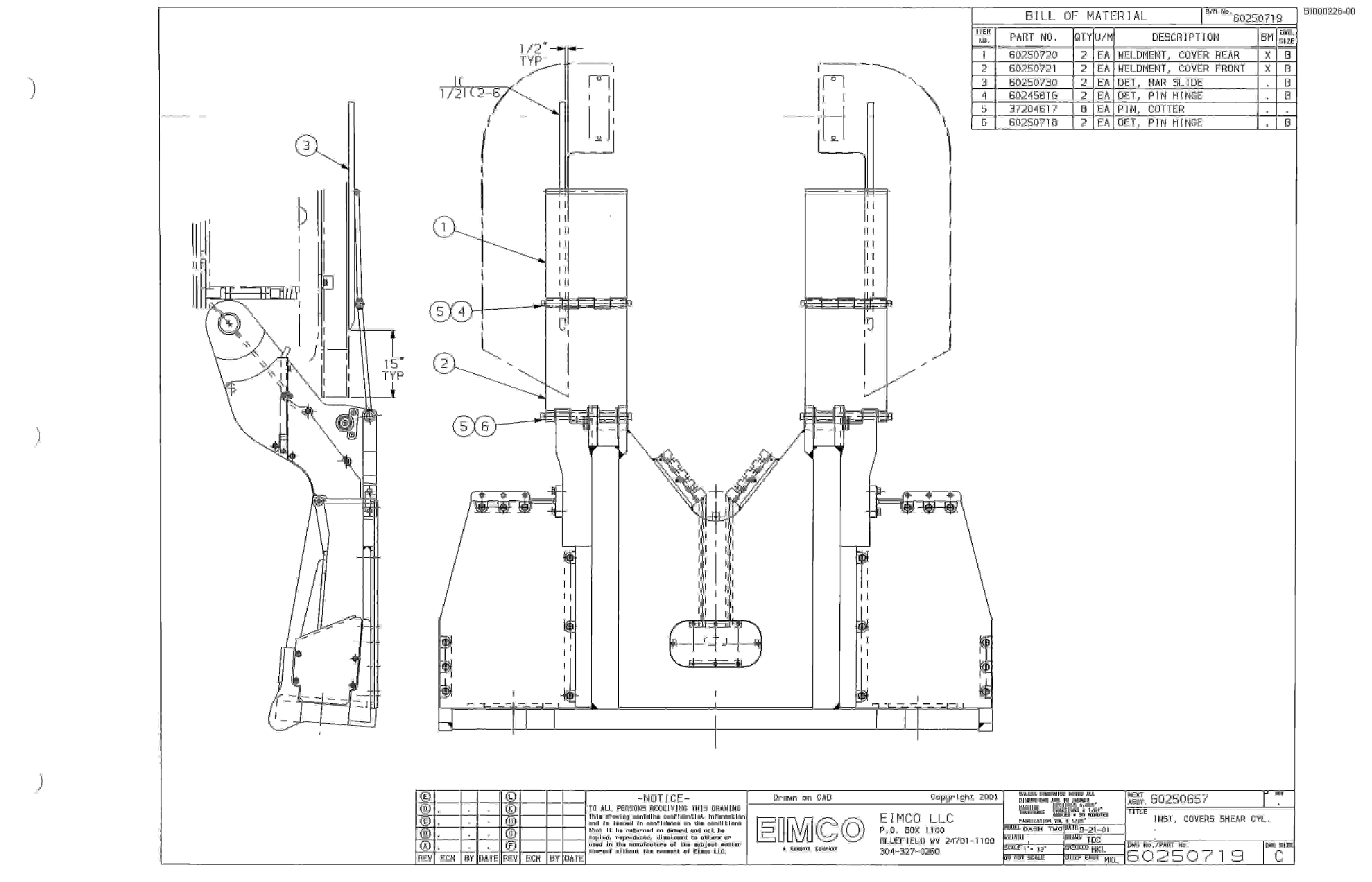 Bucyrus Dash Two Miner Parts Catalog BI000228-4