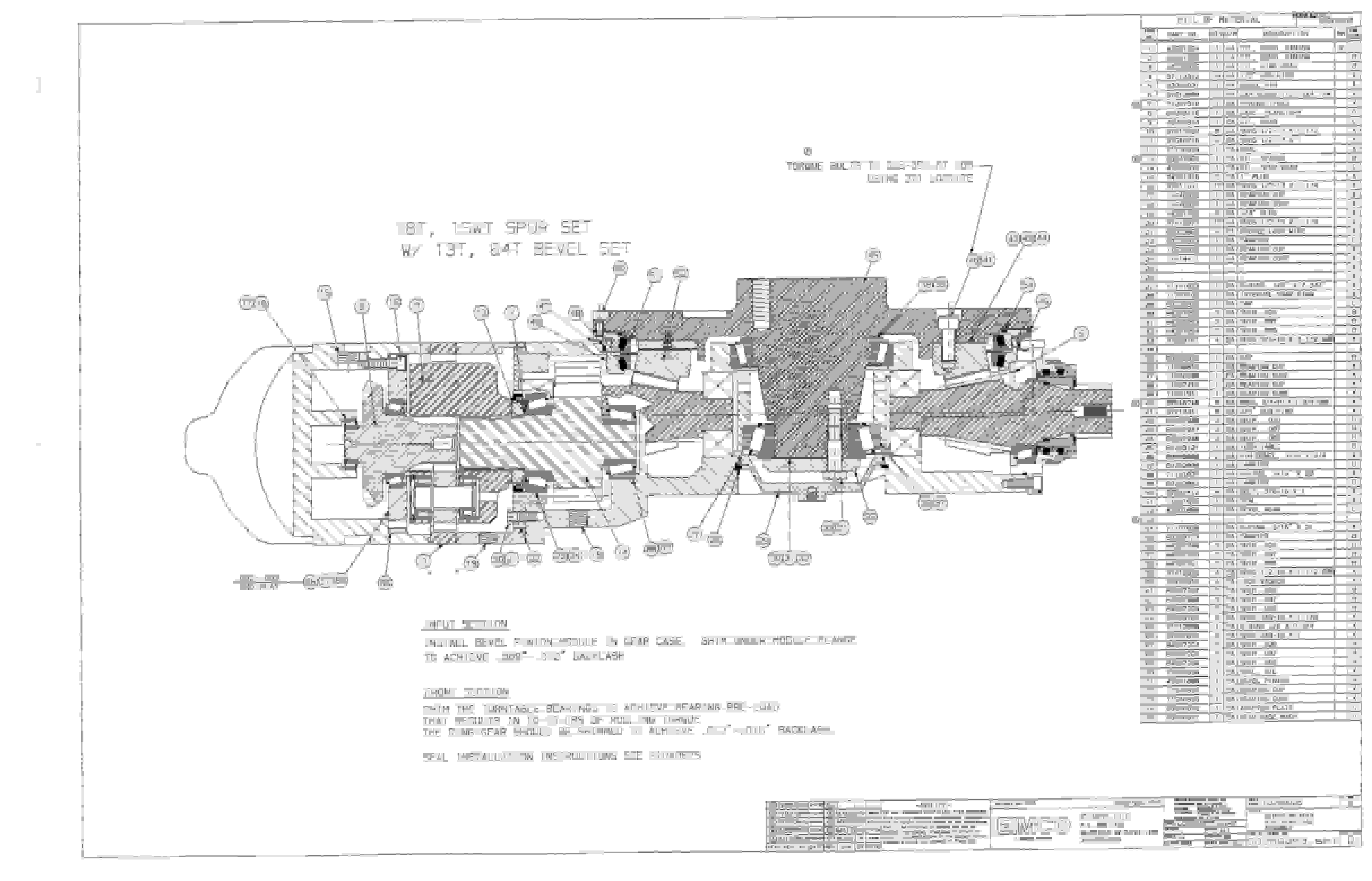 Bucyrus Dash Zero Miner Parts Catalog BI000042-5