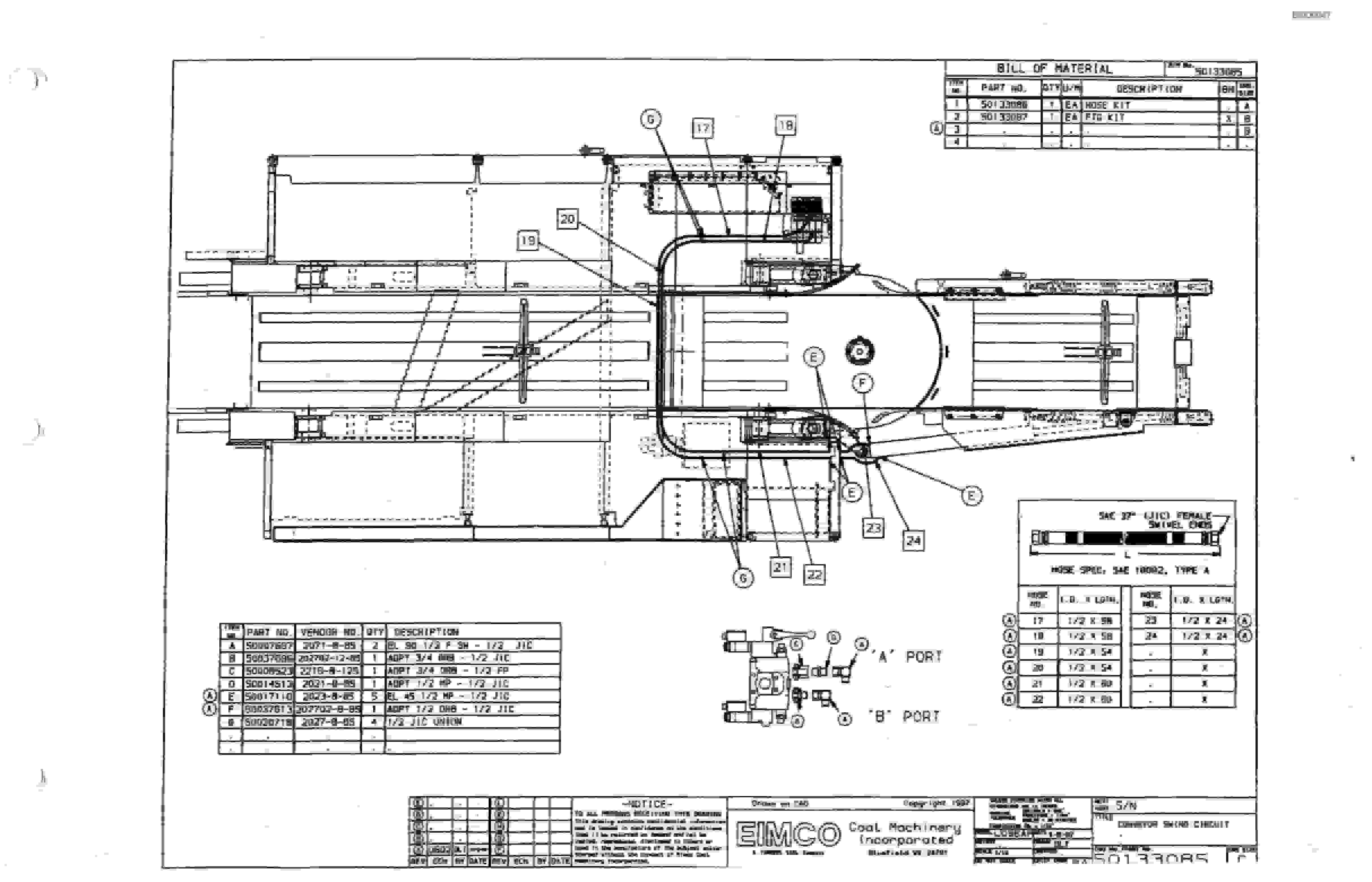 Bucyrus Dash Zero Miner Parts Catalog BI000047-2