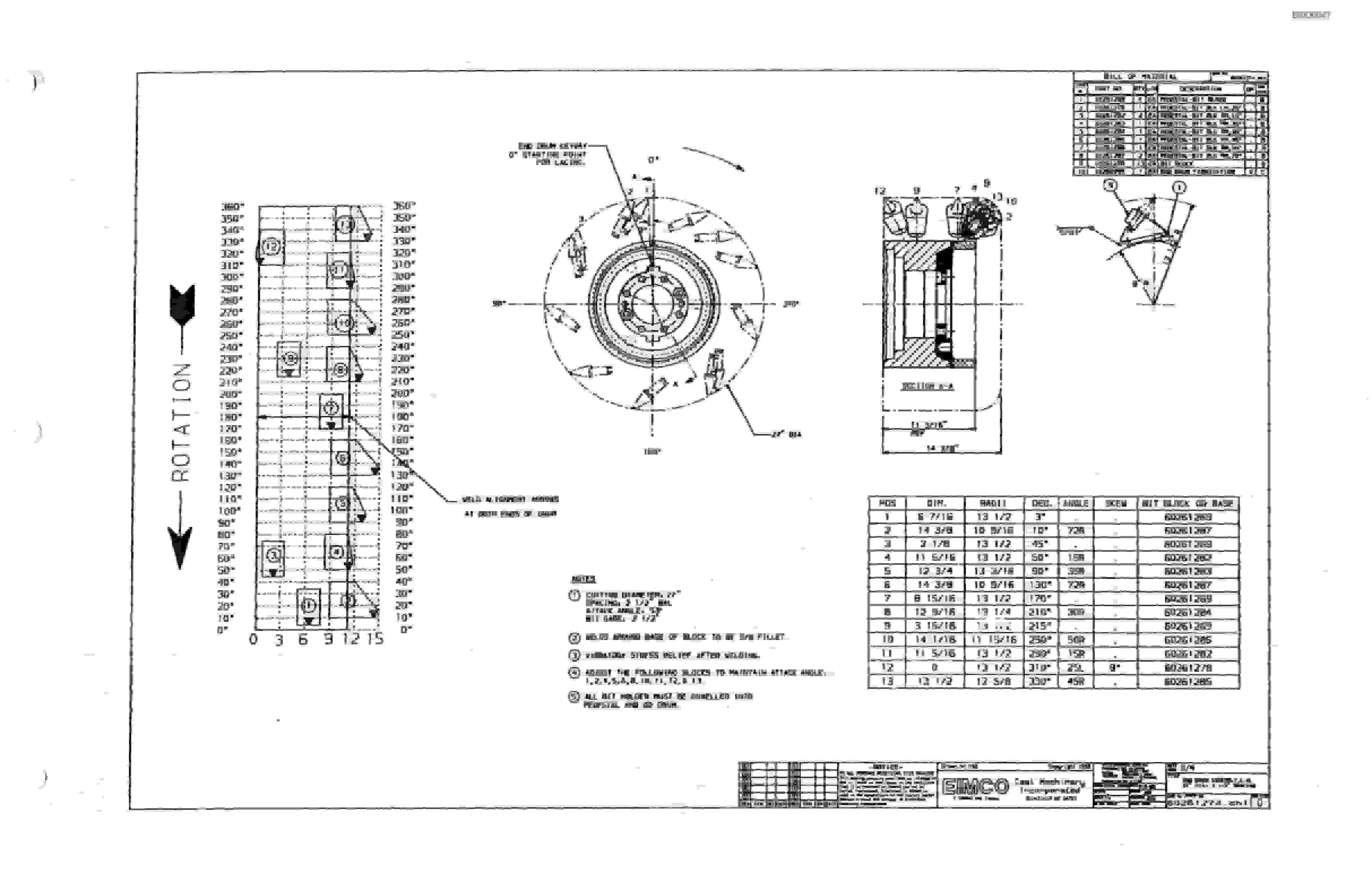 Bucyrus Dash Zero Miner Parts Catalog BI000047-4