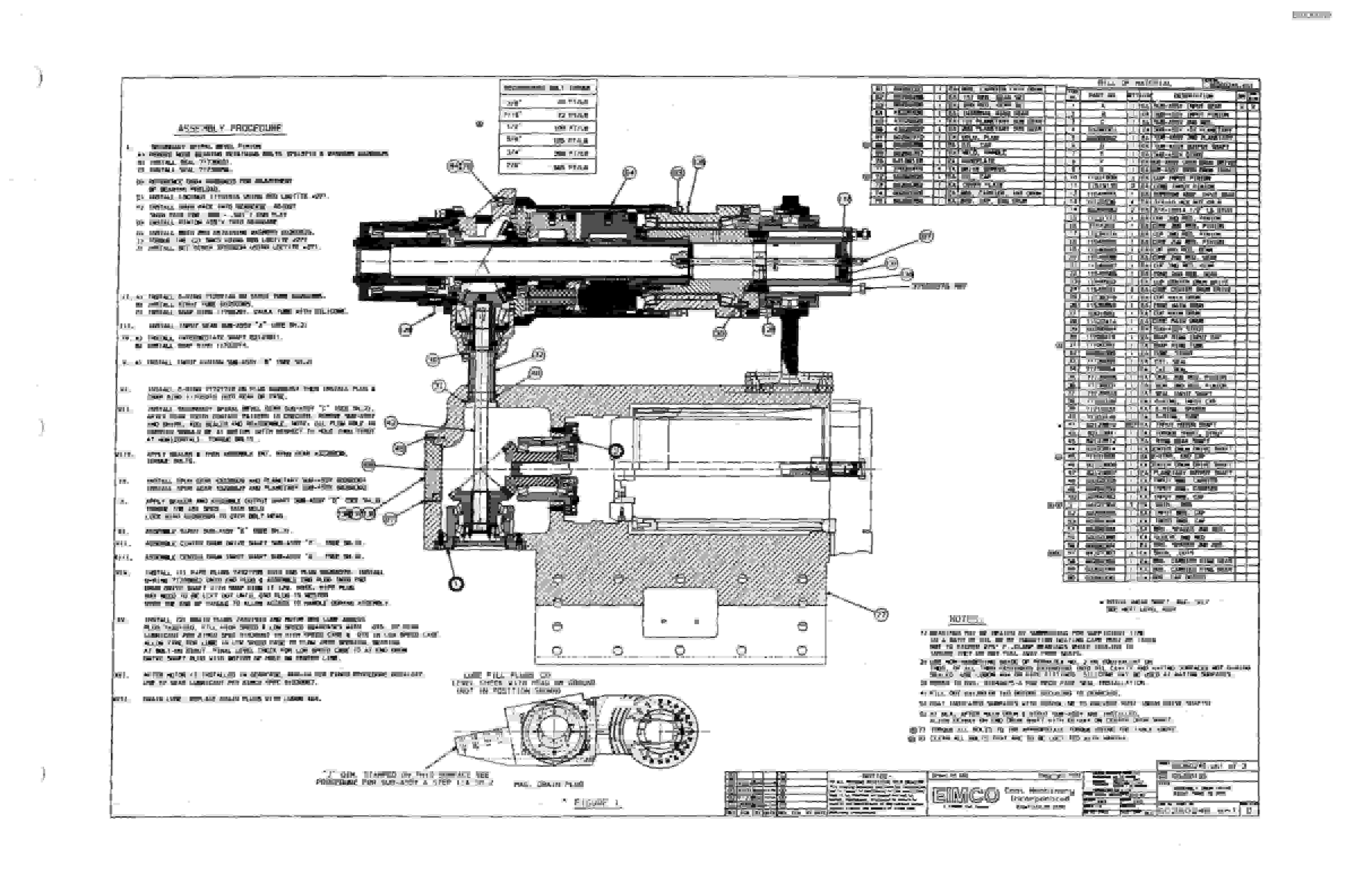 Bucyrus Dash Zero Miner Parts Catalog BI000059-4