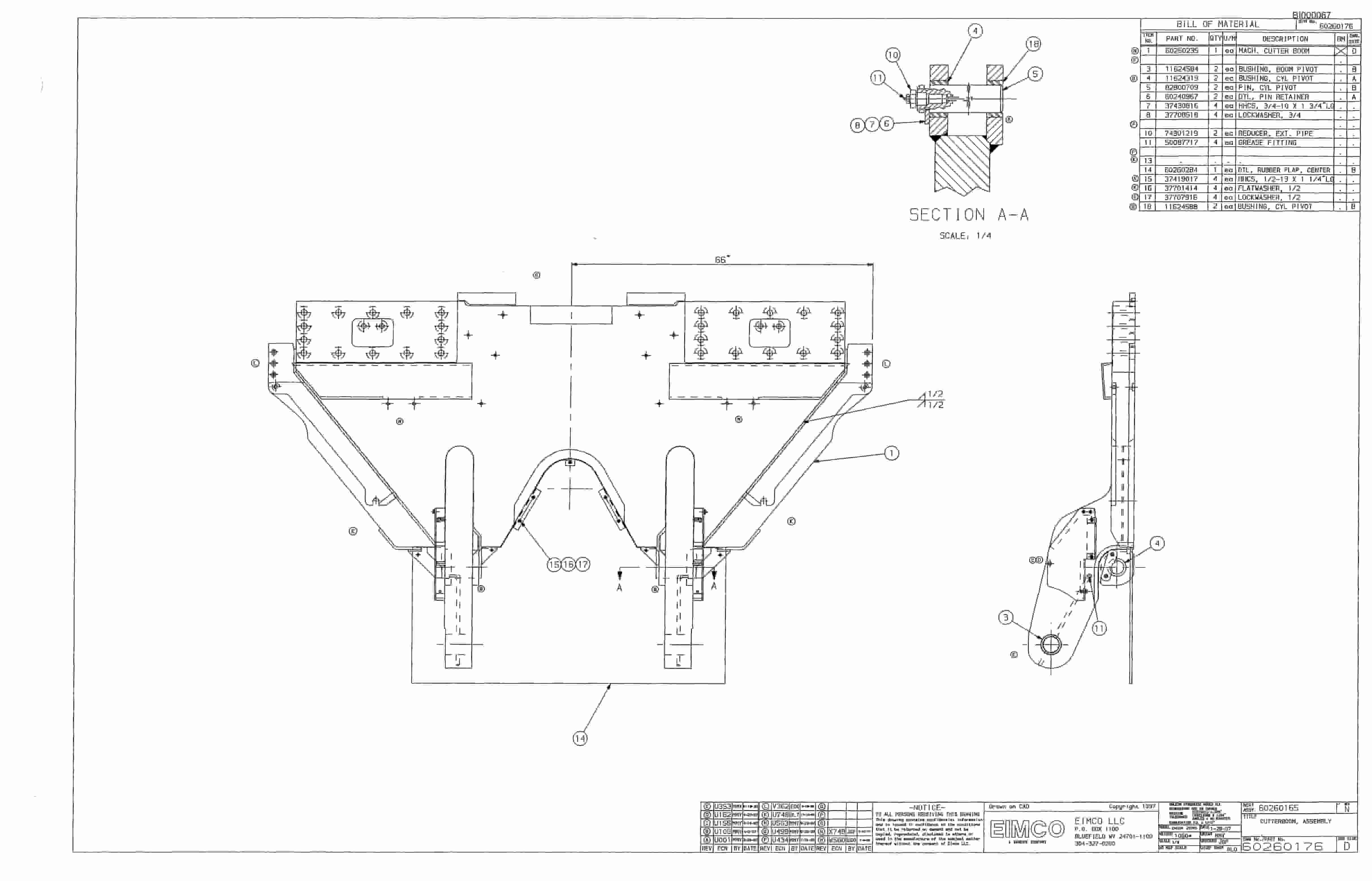 Bucyrus Dash Zero Miner Parts Catalog BI000067-5