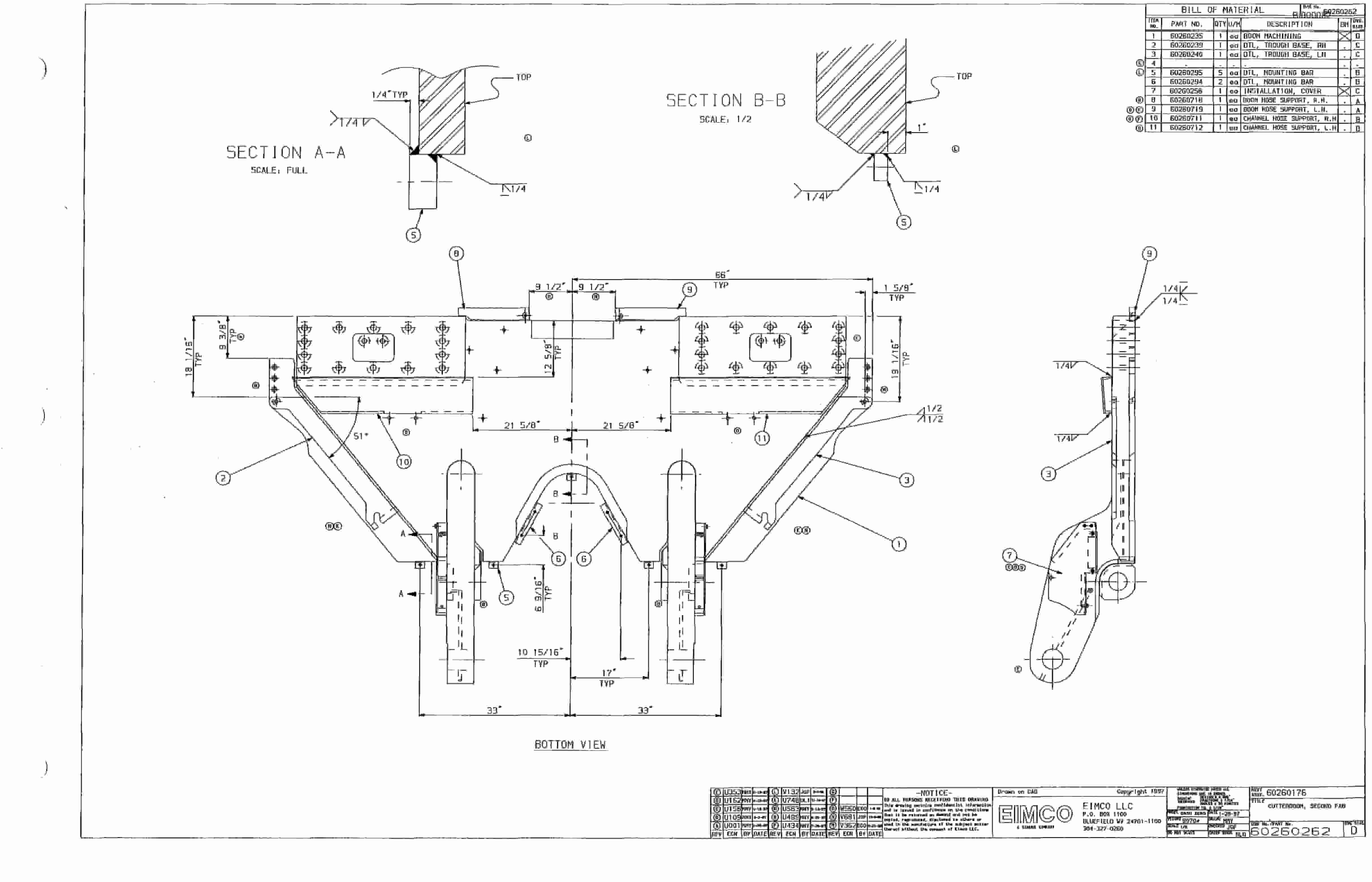 Bucyrus Dash Zero Miner Parts Catalog BI000082-5