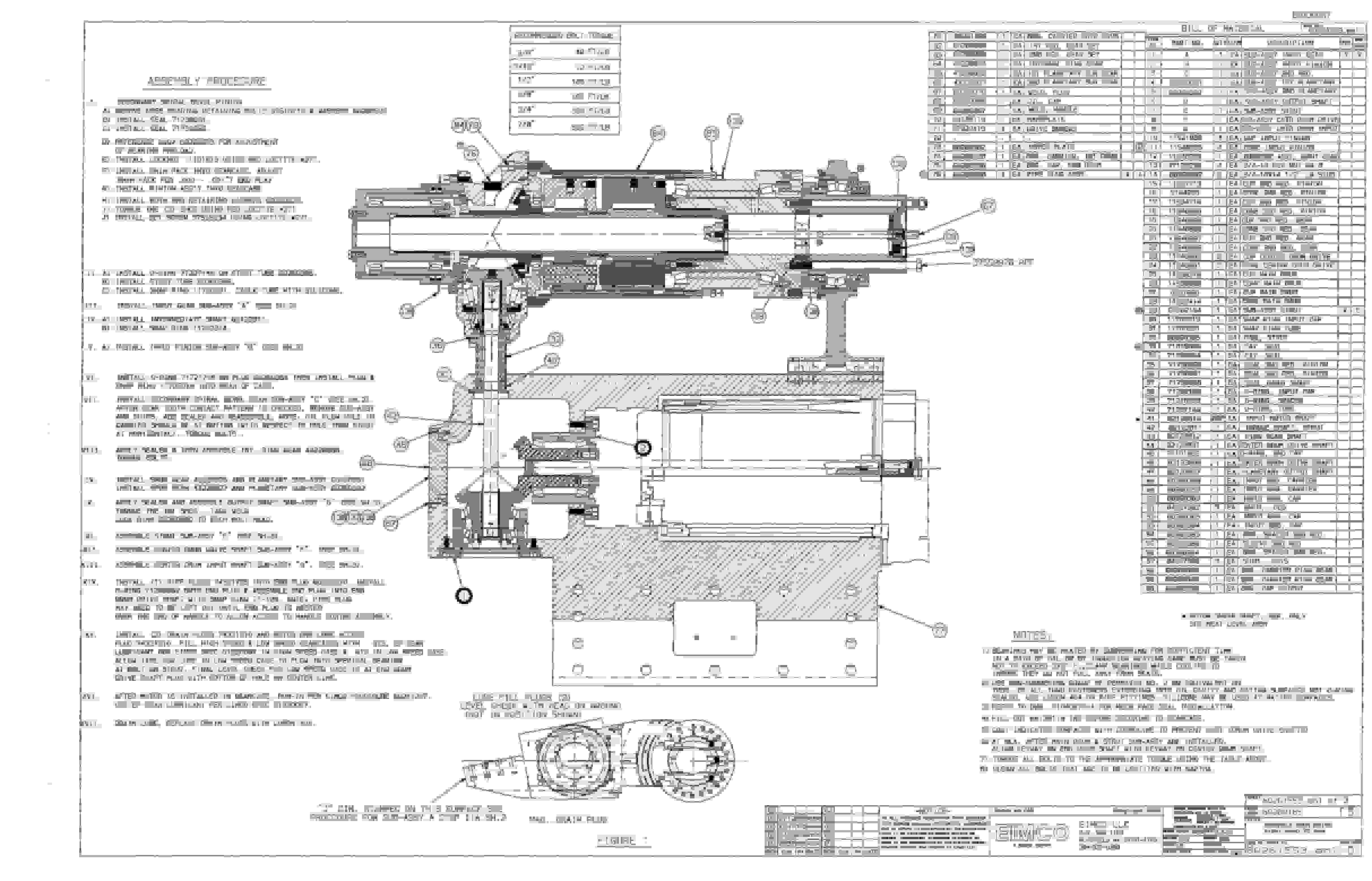 Bucyrus Dash Zero Miner Parts Catalog BI000087-4