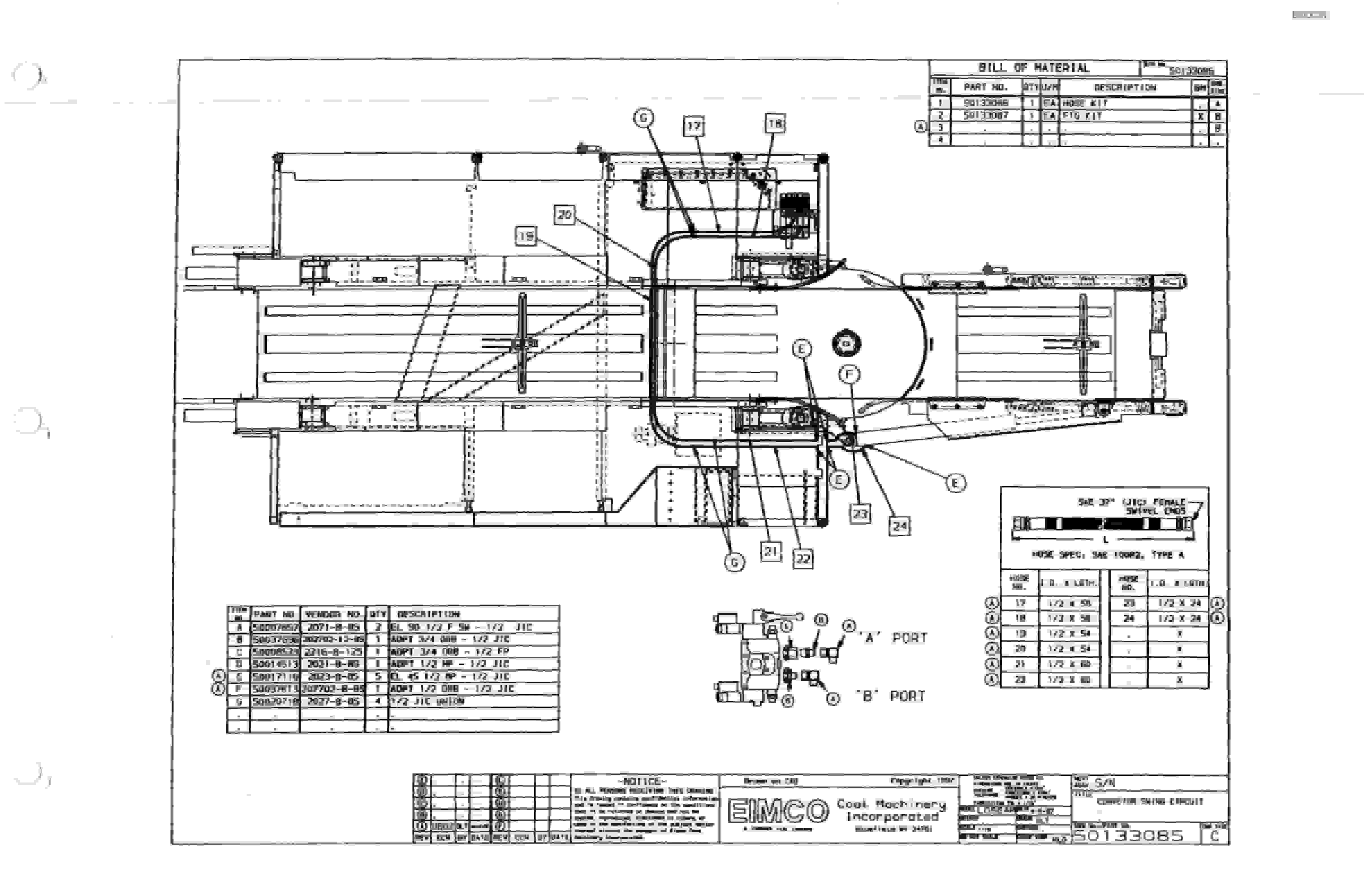 Bucyrus Dash Zero Miner Parts Catalog BI000261-2