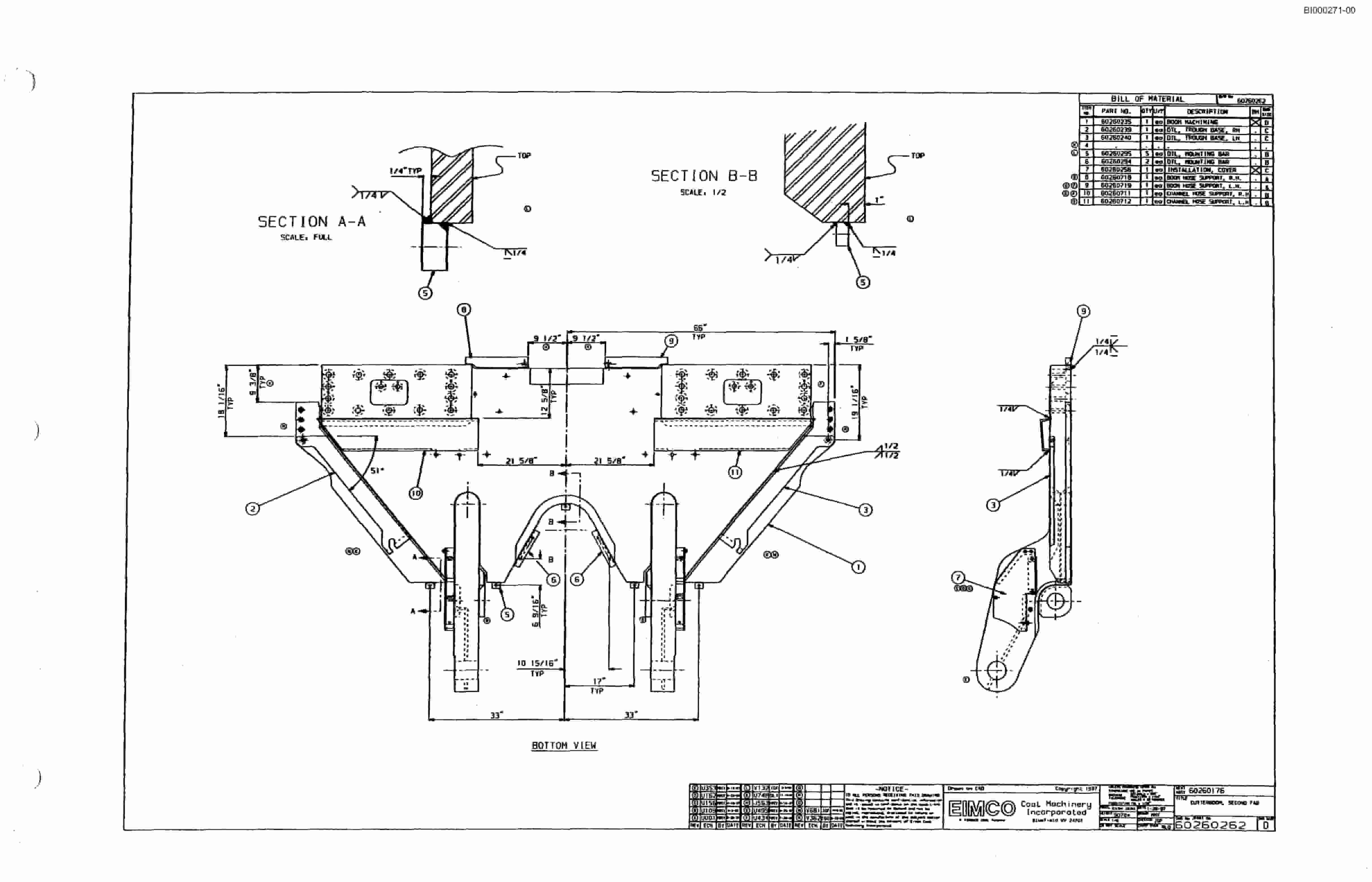 Bucyrus Dash Zero Miner Parts Catalog BI000271-5