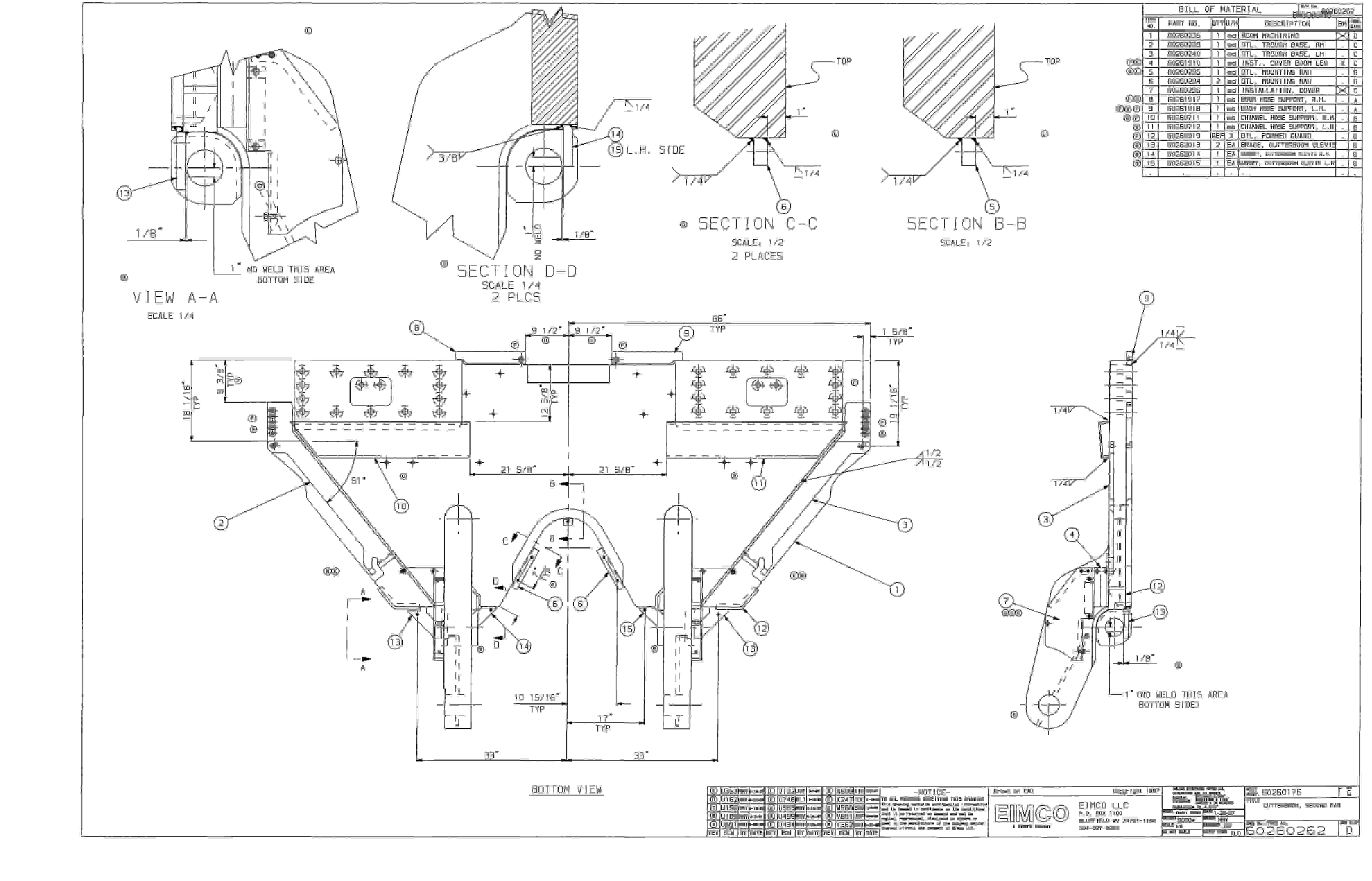 Bucyrus Dash Zero Miner Parts Catalog BI000300-5
