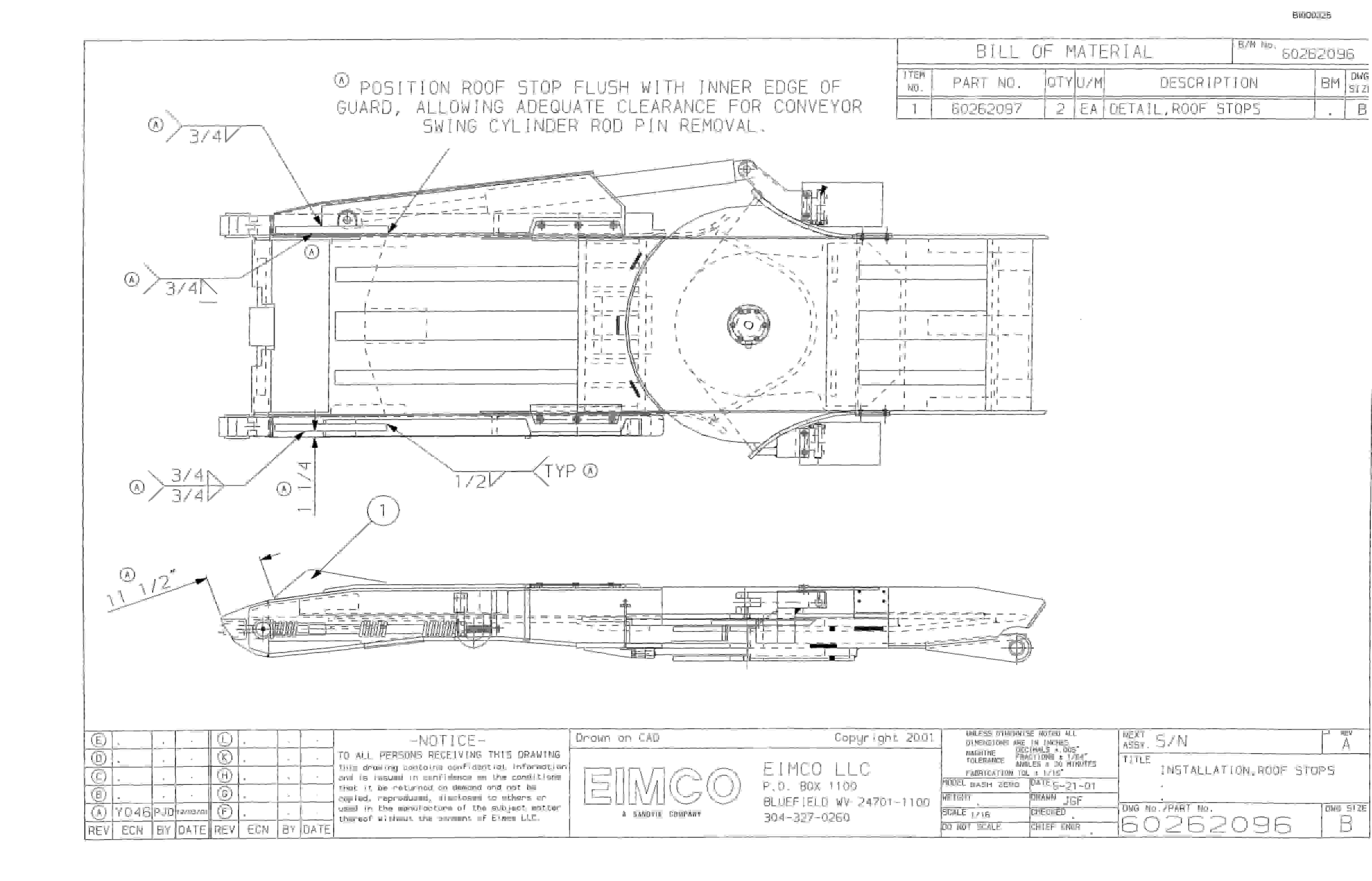 Bucyrus Dash Zero Miner Parts Catalog BI000325-3