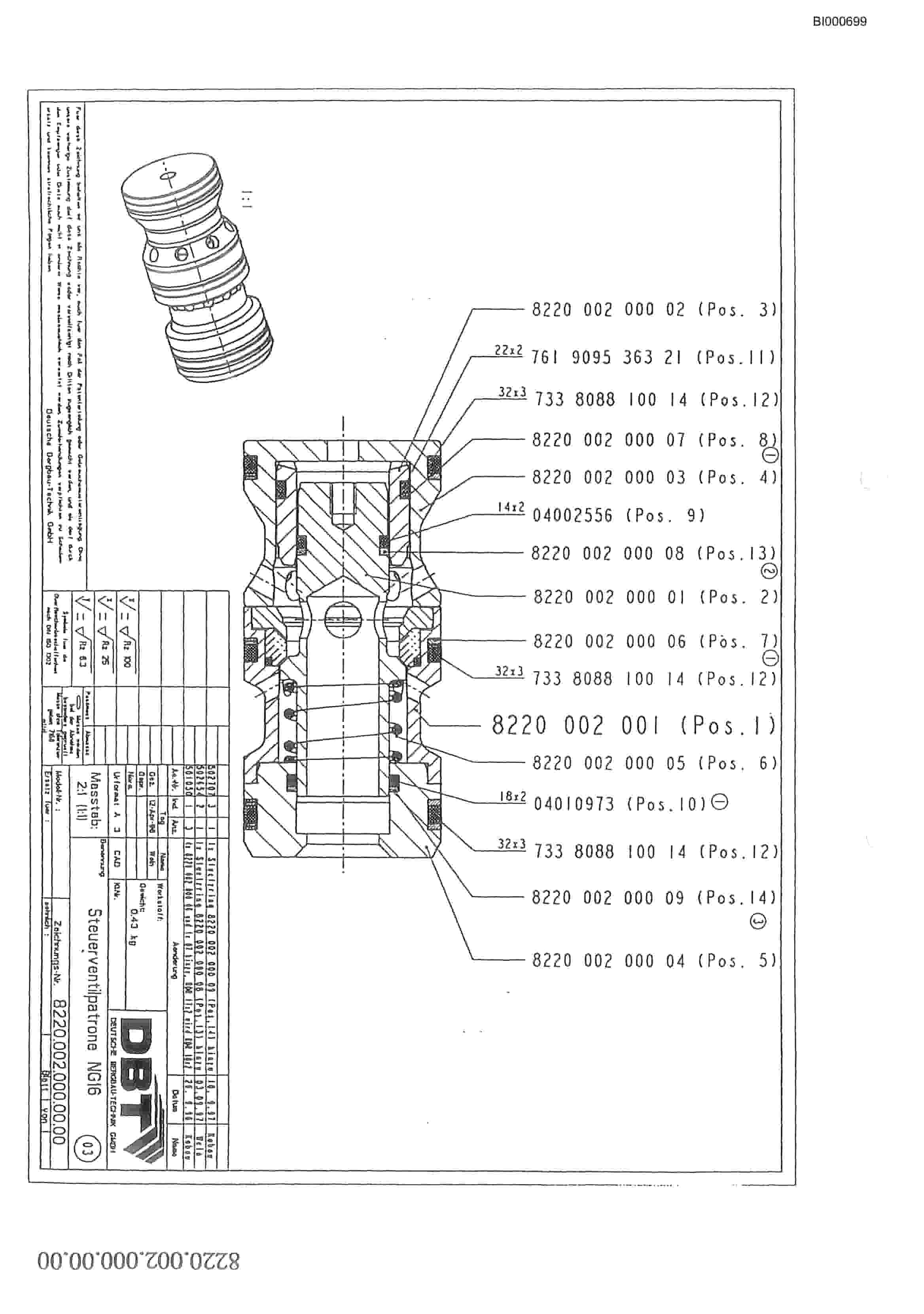 Bucyrus DBT - Shield Mimosa Parts Catalog BI000699-4