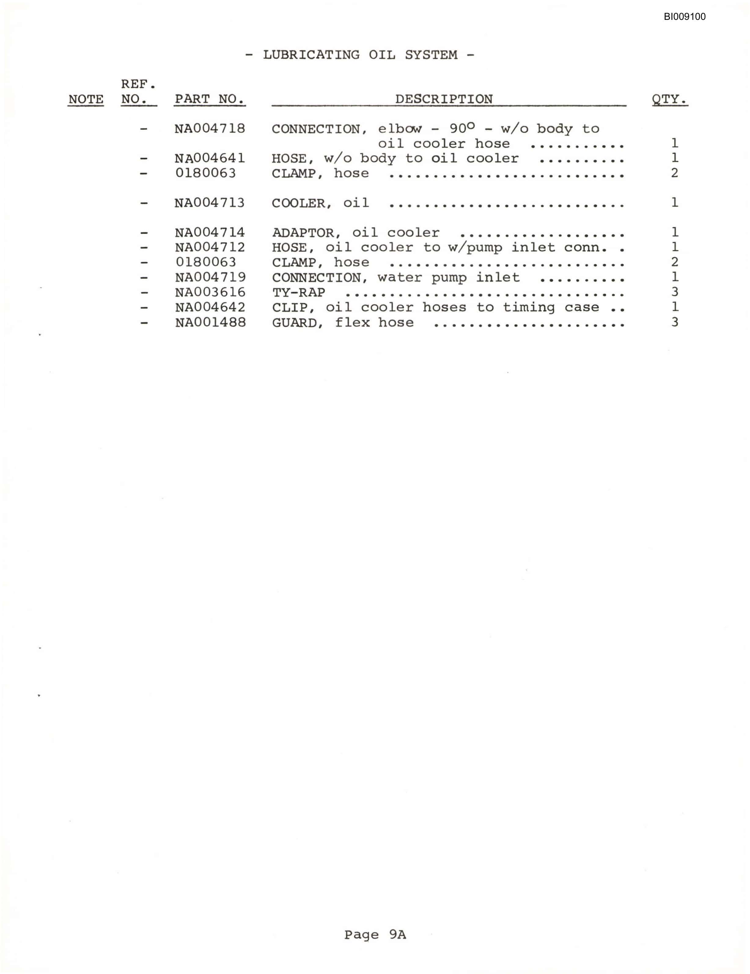 Bucyrus Diesel Mini Bore 2 Boom Jumbo Parts Catalog BI009100-5