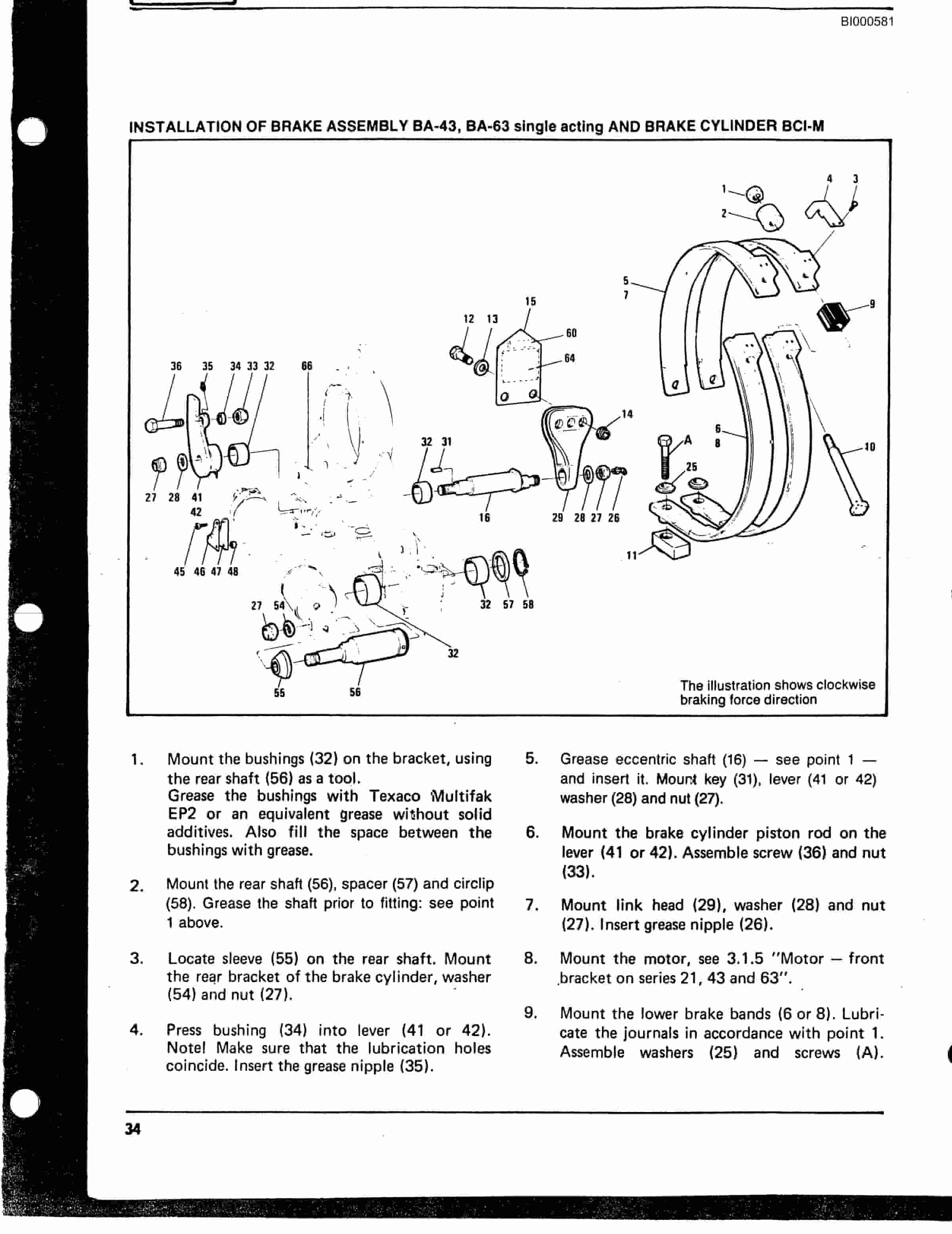 Bucyrus DME 42in Belt Storage Magazine Parts Catalog BI000581-3