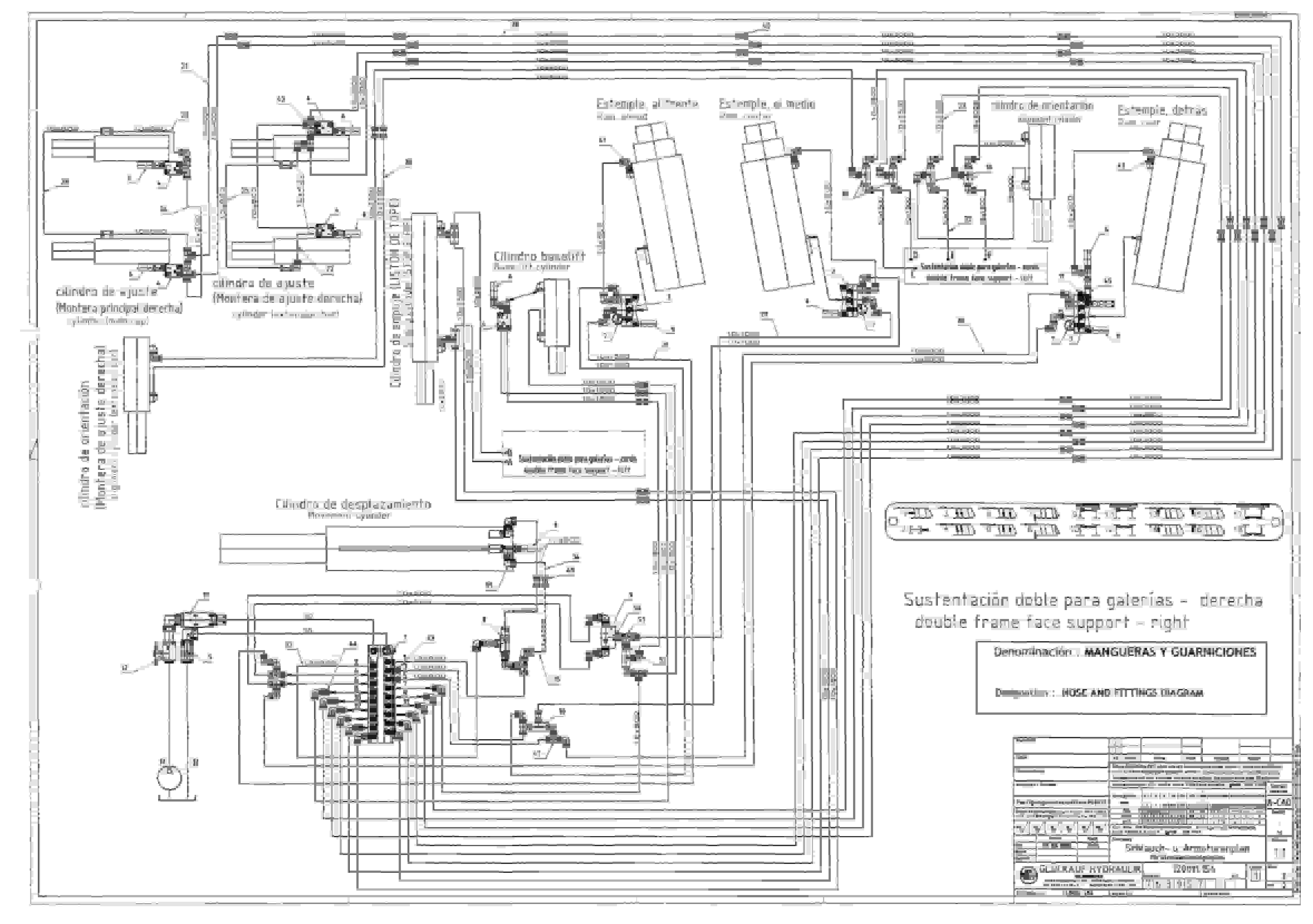 Bucyrus Double Frame Face Support 2300 - 4300 Parts Catalog BI000641-5